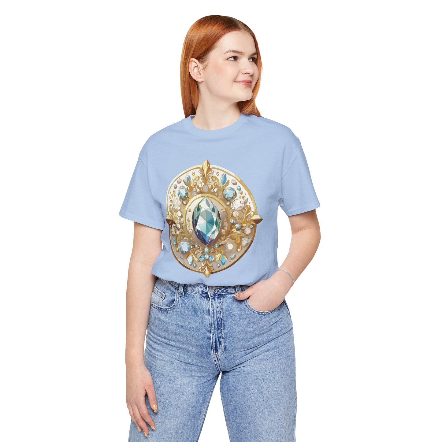 Medallion Shirt, Shirt with Medallion, Tee Shirt with Medal