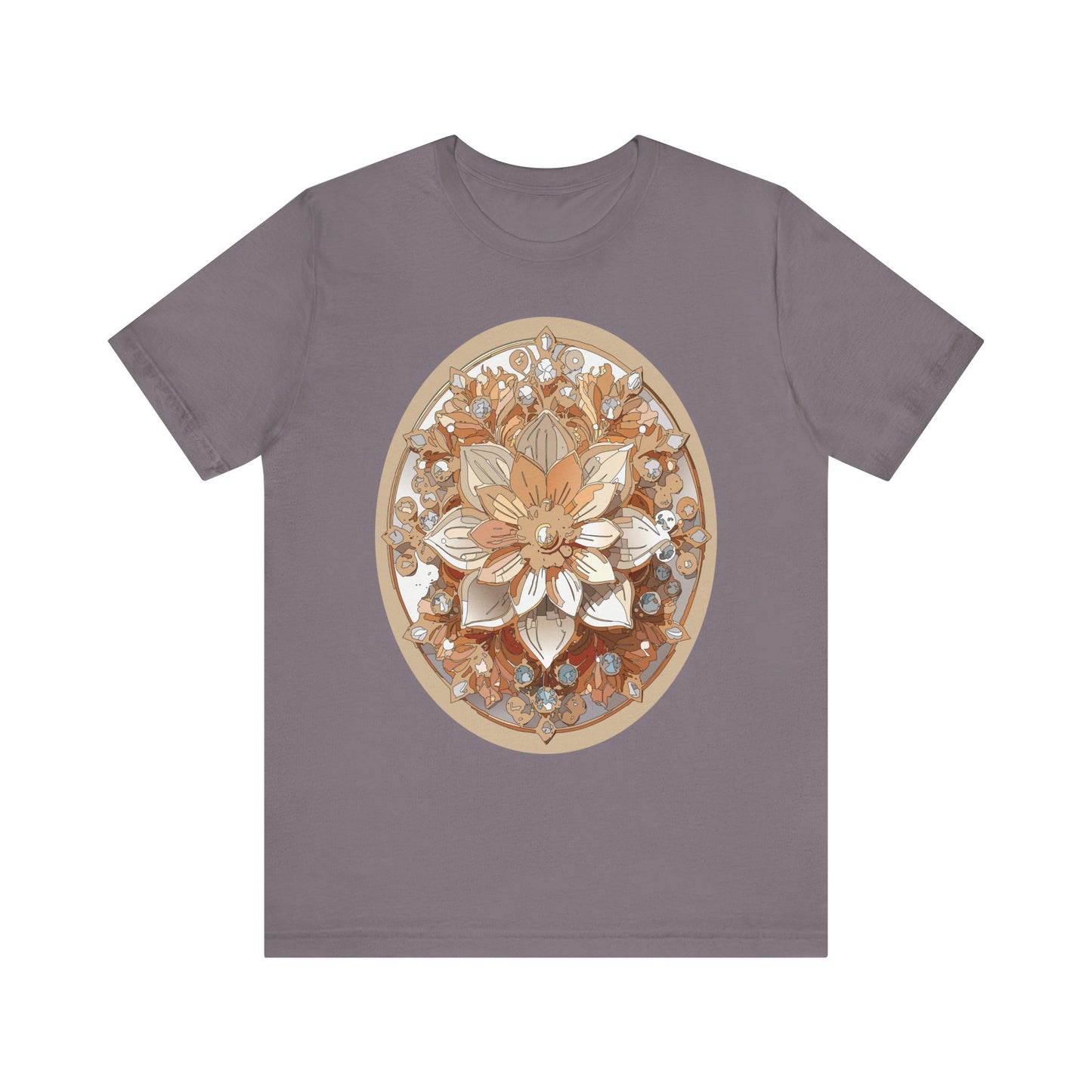Floral Shirt, Flower Shirt, Tee Shirt with Antique Flower