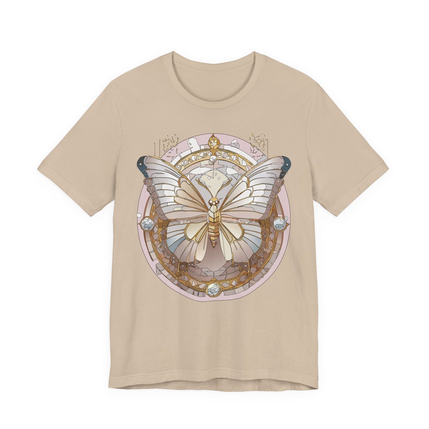 Butterfly Shirt, Shirt with Butterfly, Tee Shirt with Antique Butterfly