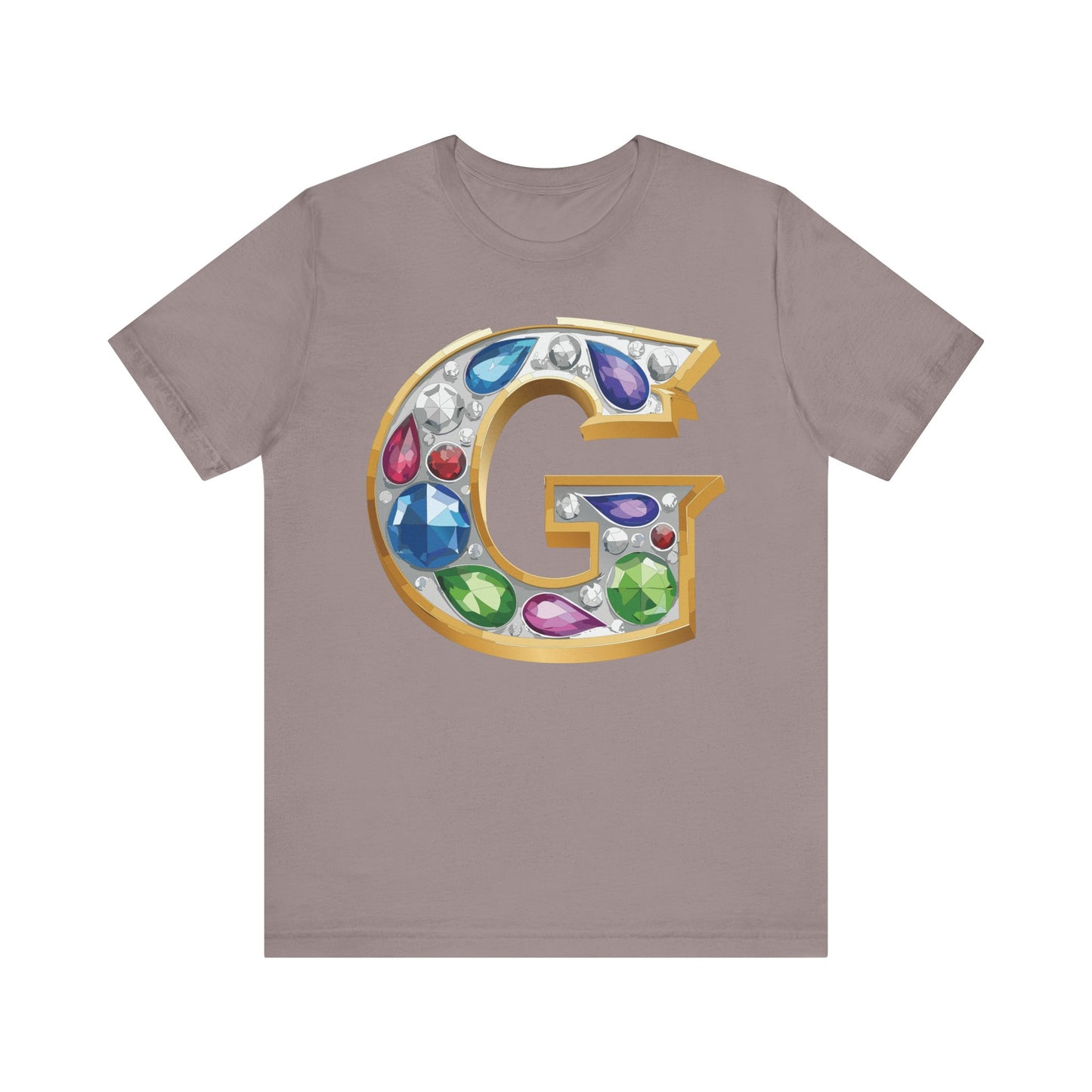 Letter Shirt, Shirt with Letters, Tee Shirt with Gold Letter, Shirt with Antique Letters