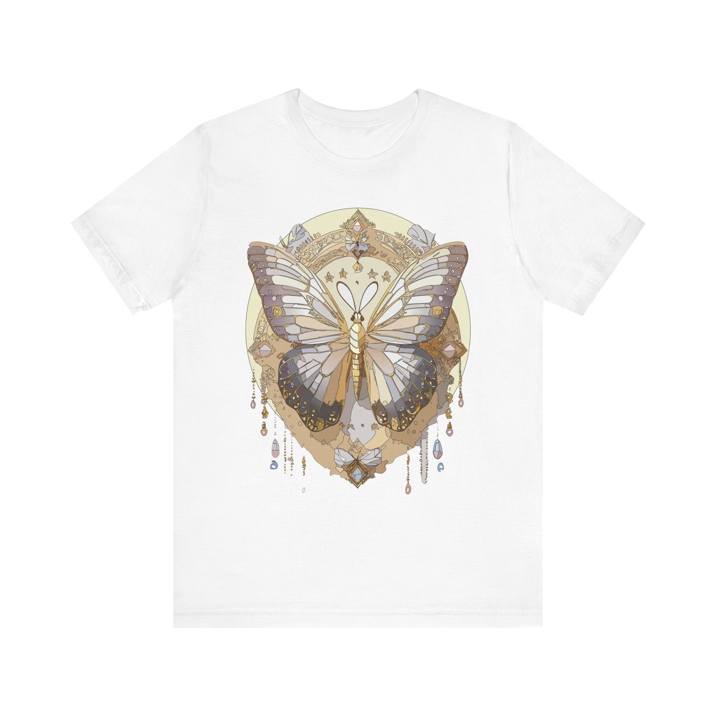 Butterfly Shirt, Shirt with Butterfly, Tee Shirt with Antique Butterfly
