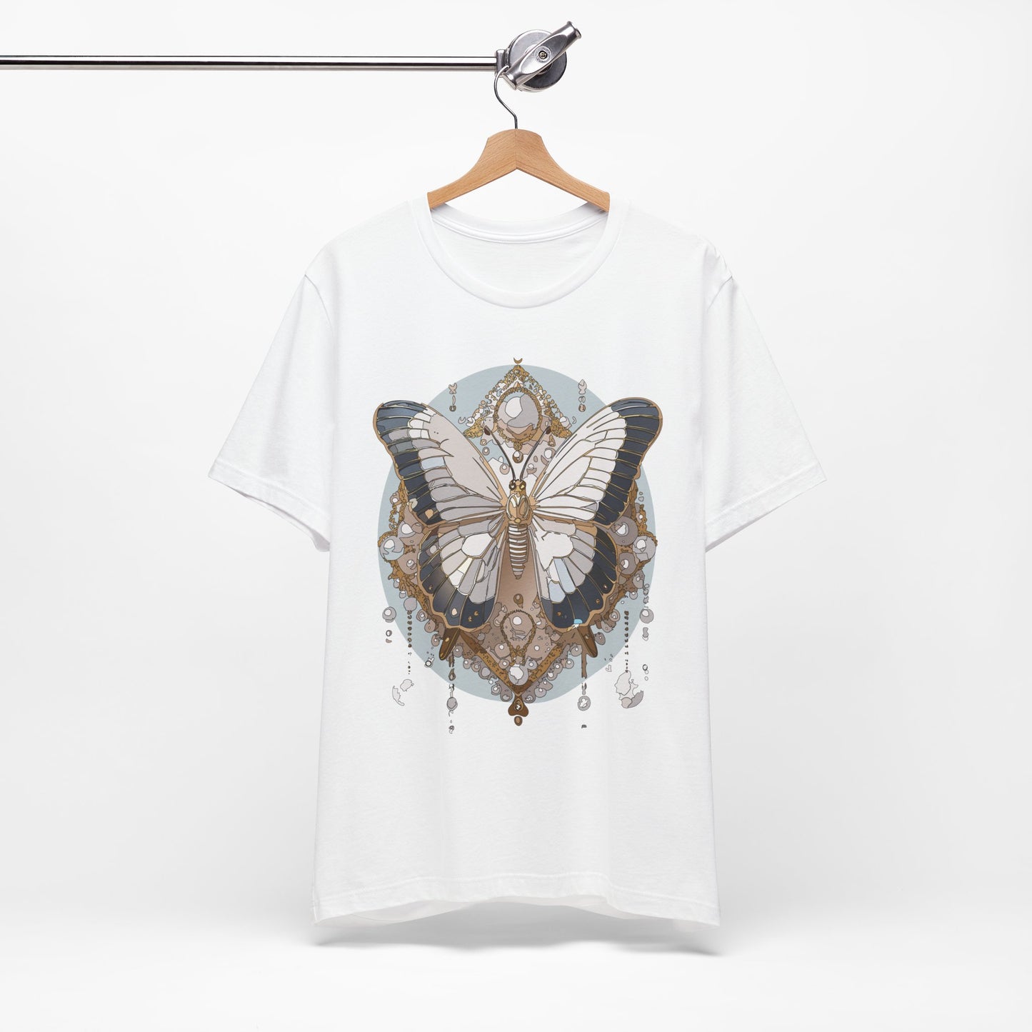 Butterfly Shirt, Shirt with Butterfly, Tee Shirt with Antique Butterfly