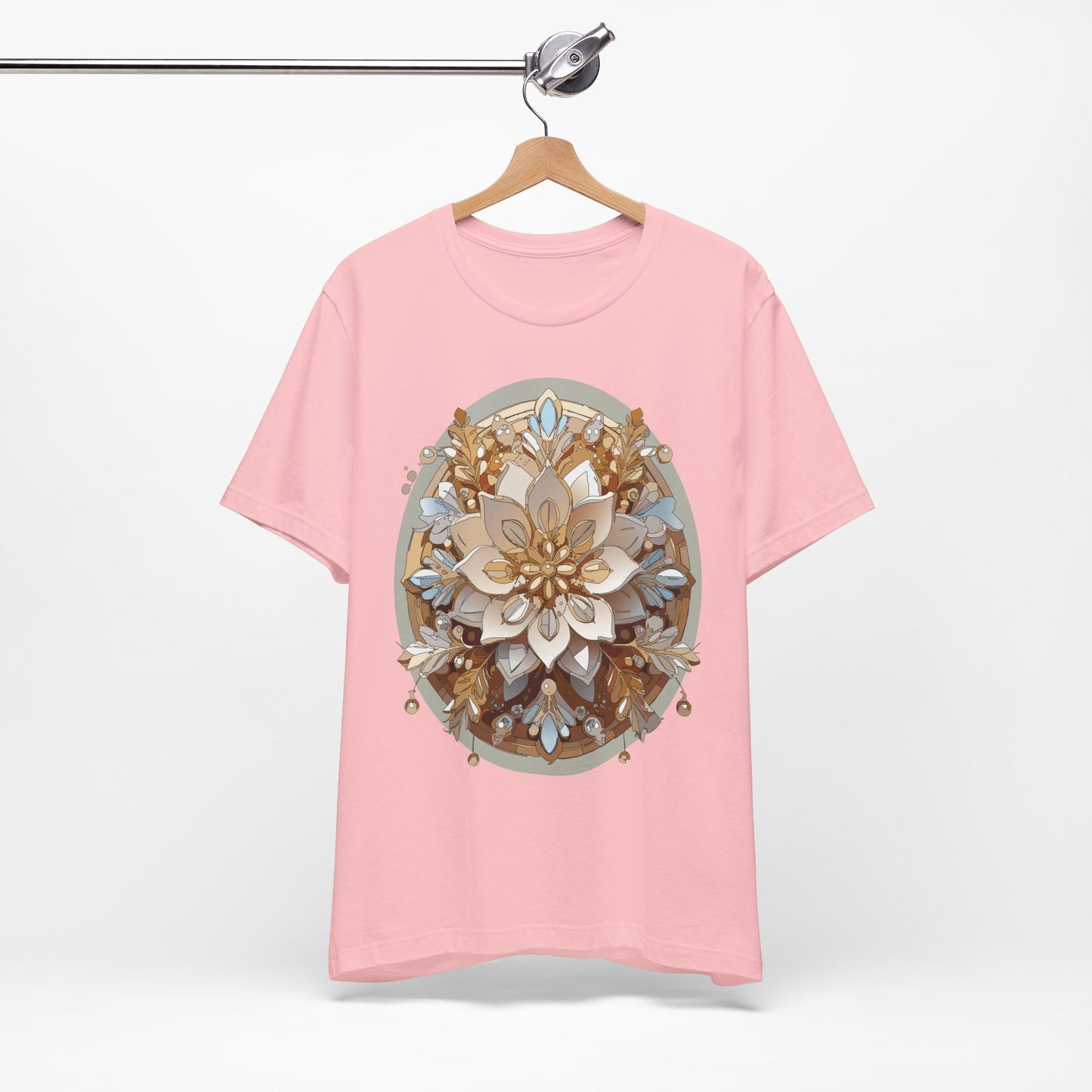Floral Shirt, Flower Shirt, Tee Shirt with Antique Flower