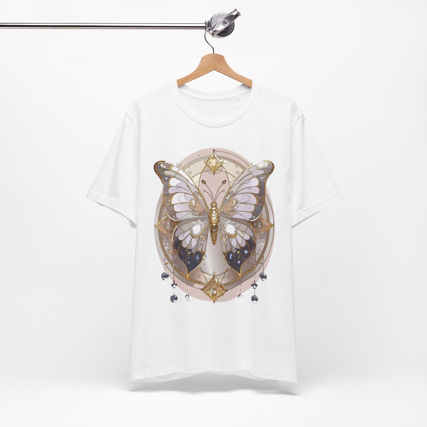 Butterfly Shirt, Shirt with Butterfly, Tee Shirt with Antique Butterfly