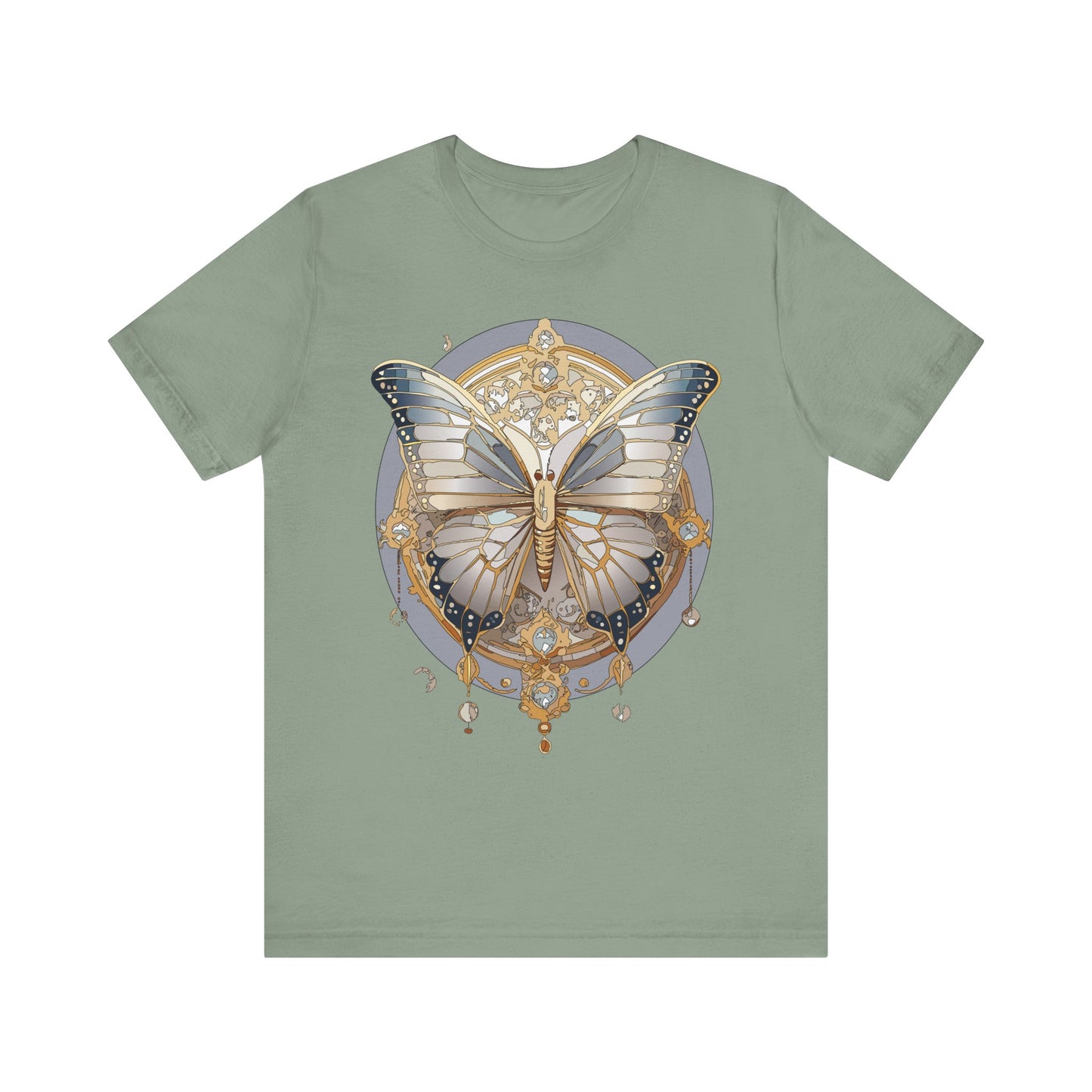 Butterfly Shirt, Shirt with Butterfly, Tee Shirt with Antique Butterfly