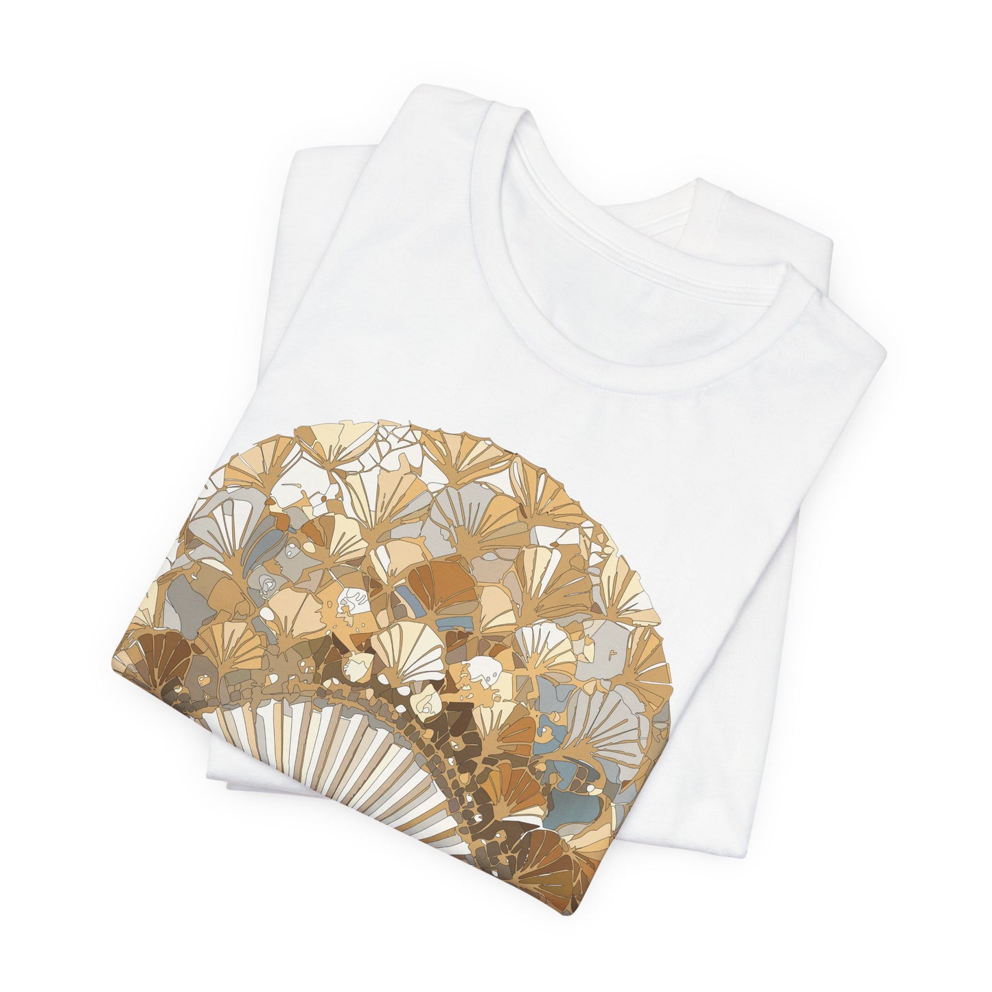 Fan shirt, Shirt with Fan, Tee Shirt with Gold Blower