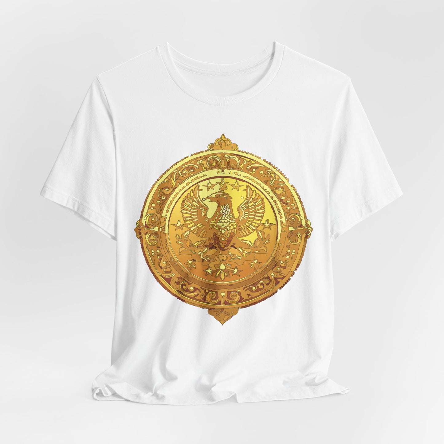 Coin Shirt, Shirt with Coin, Tee Shirt with Gold Coin, Shirt with Antique Coin