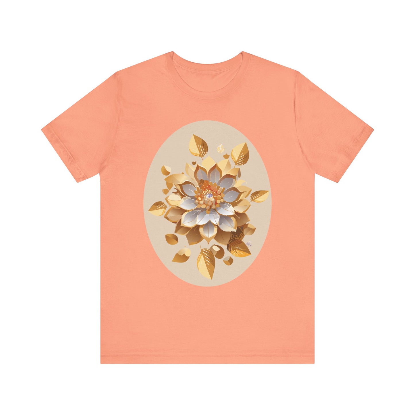 Floral Shirt, Flower Shirt, Tee Shirt with Antique Flower