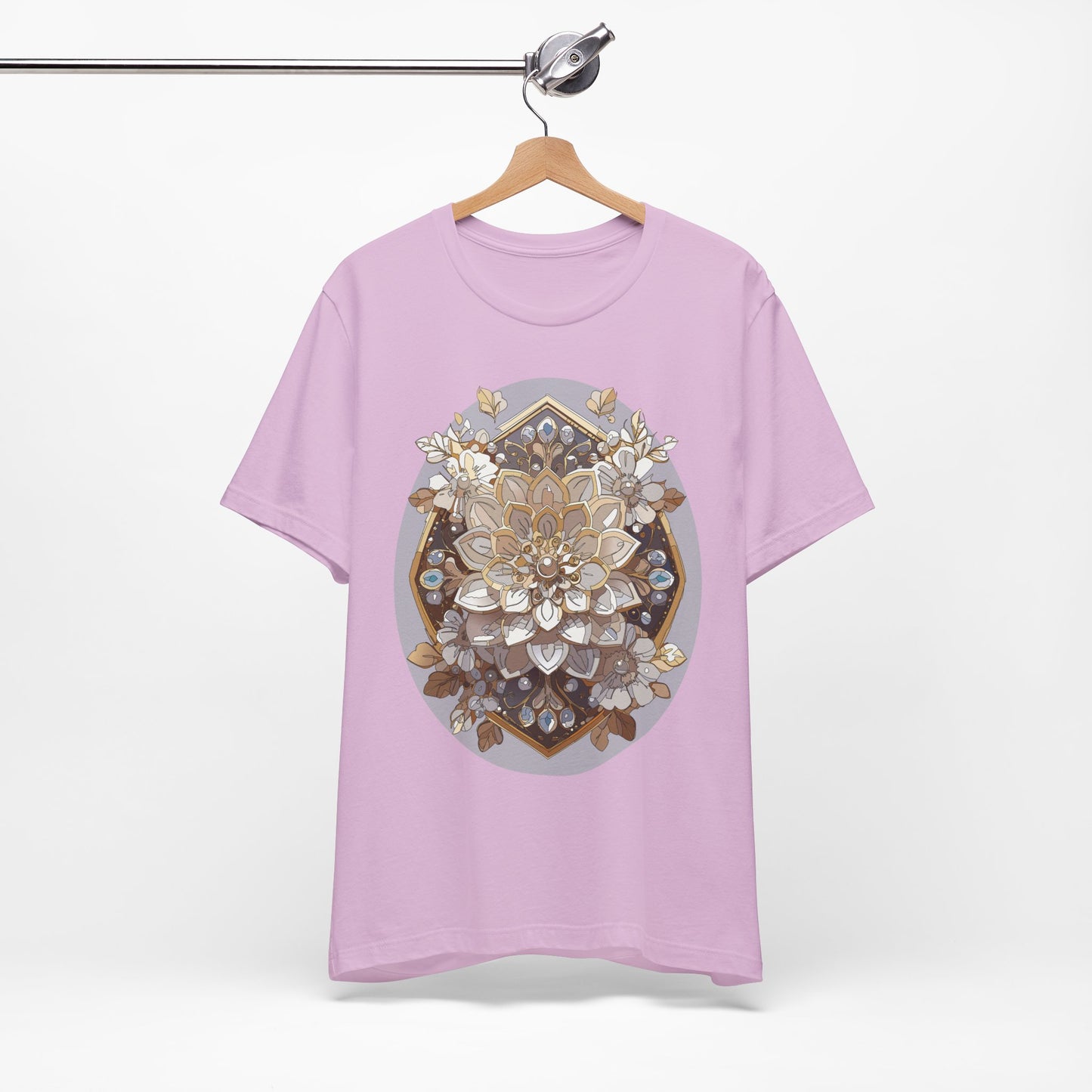Floral Shirt, Flower Shirt, Tee Shirt with Antique Flower