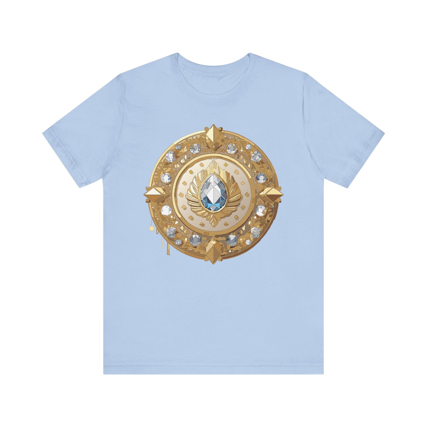 Medallion Shirt, Shirt with Medallion, Tee Shirt with Medal