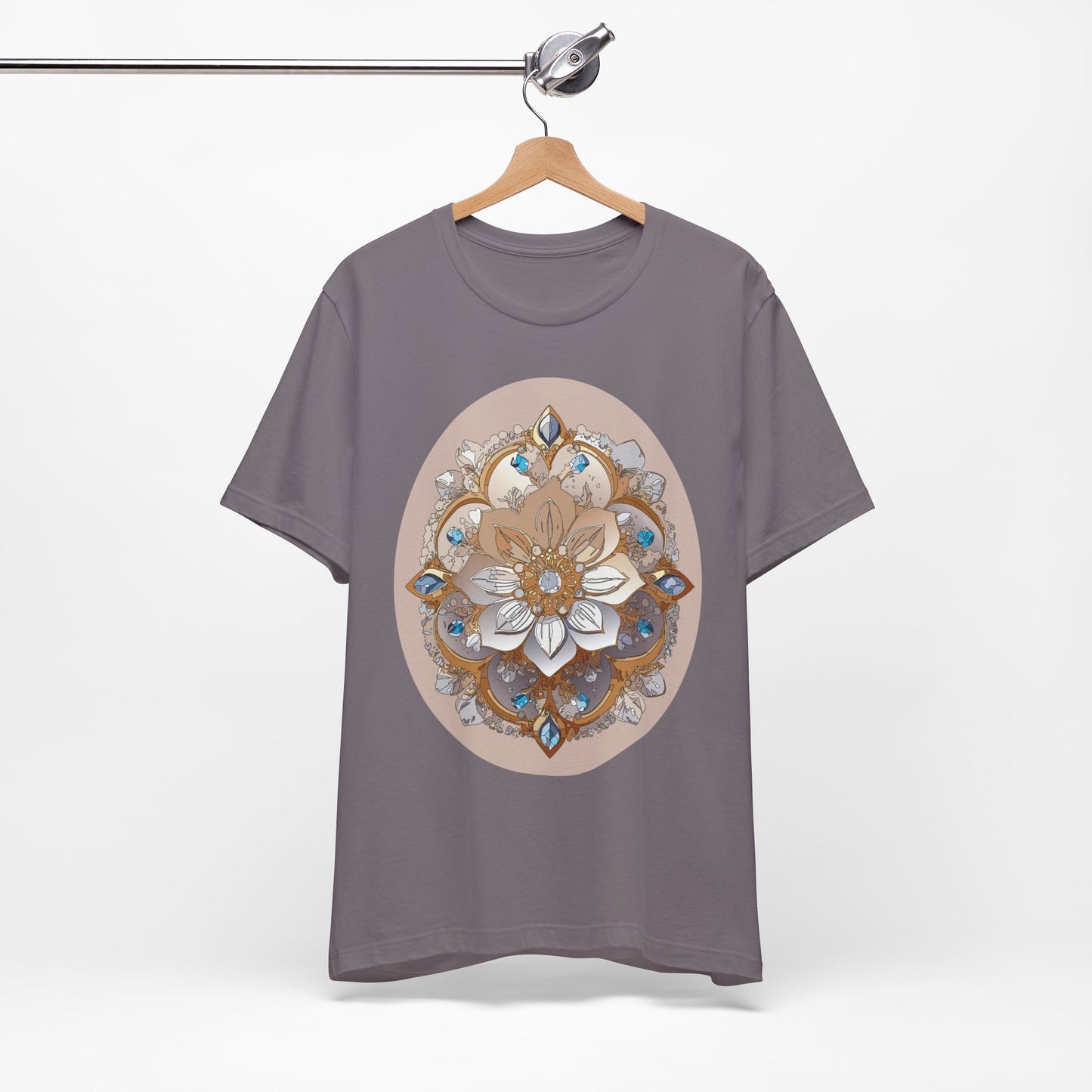 Floral Shirt, Flower Shirt, Tee Shirt with Antique Flower