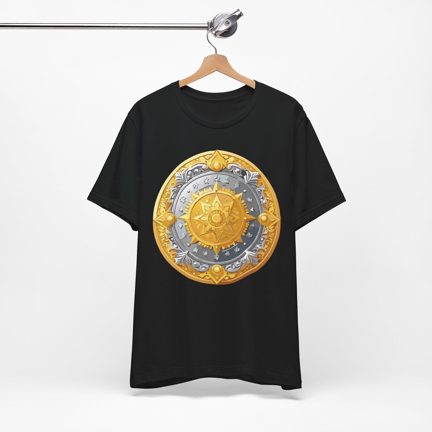 Coin Shirt, Shirt with Coin, Tee Shirt with Gold Coin, Shirt with Antique Coin