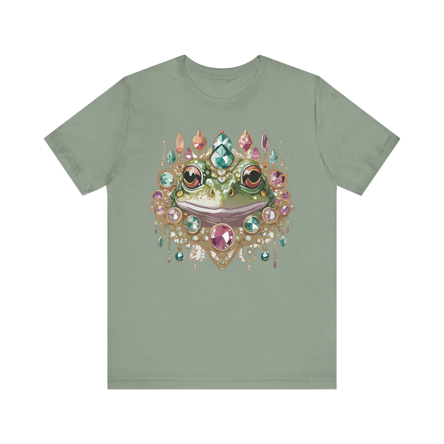 Animal Shirt, Shirt with Animal, Tee Shirt with Gold Animal Medal, Shirt with Antique Animal Medallion