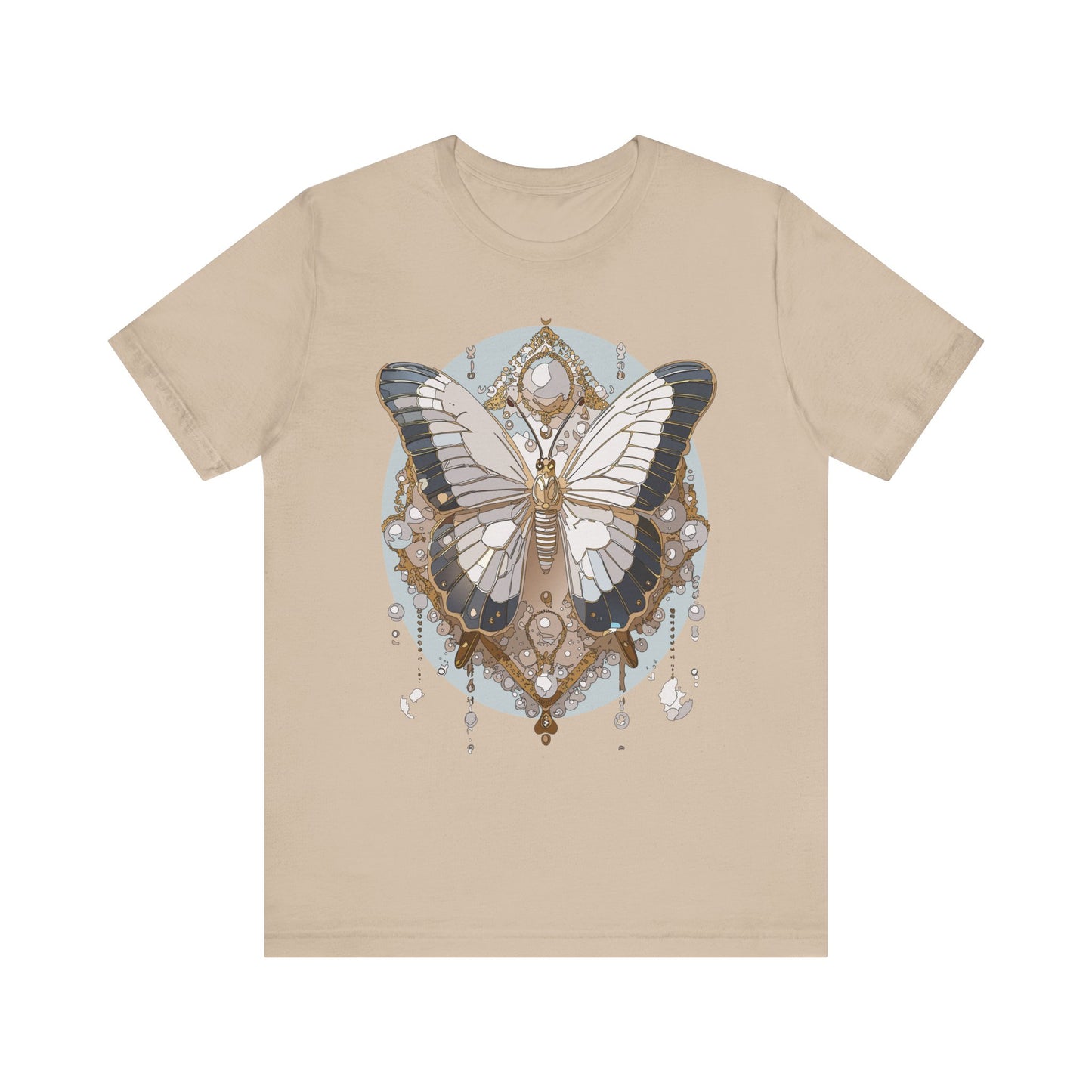 Butterfly Shirt, Shirt with Butterfly, Tee Shirt with Antique Butterfly