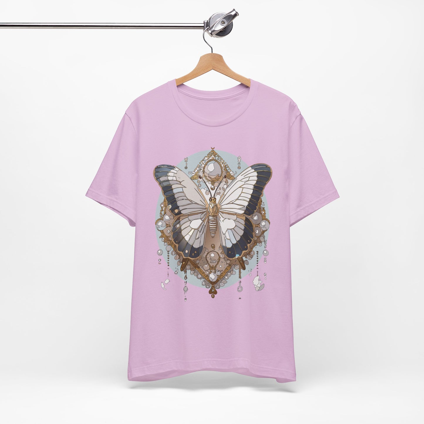 Butterfly Shirt, Shirt with Butterfly, Tee Shirt with Antique Butterfly