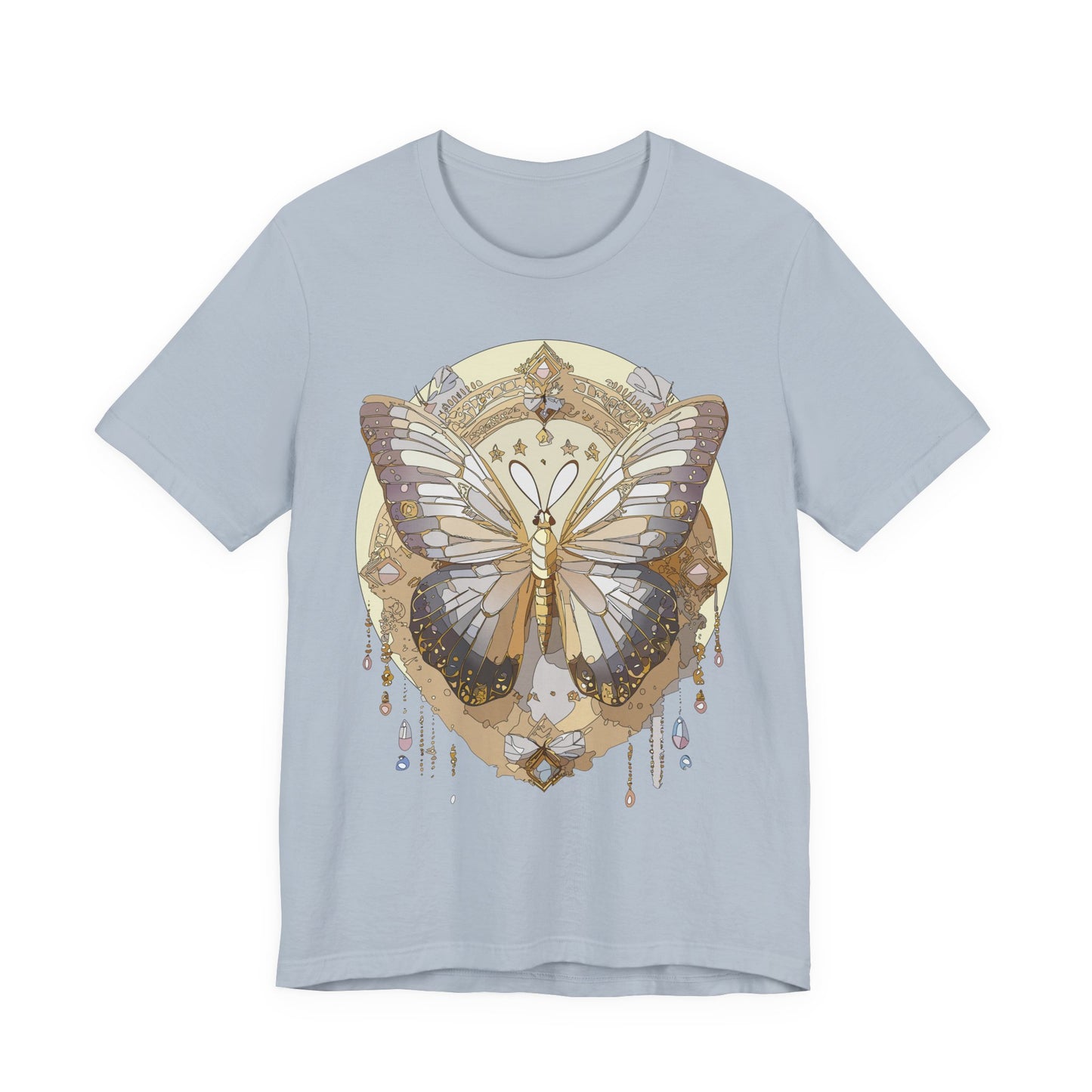 Butterfly Shirt, Shirt with Butterfly, Tee Shirt with Antique Butterfly