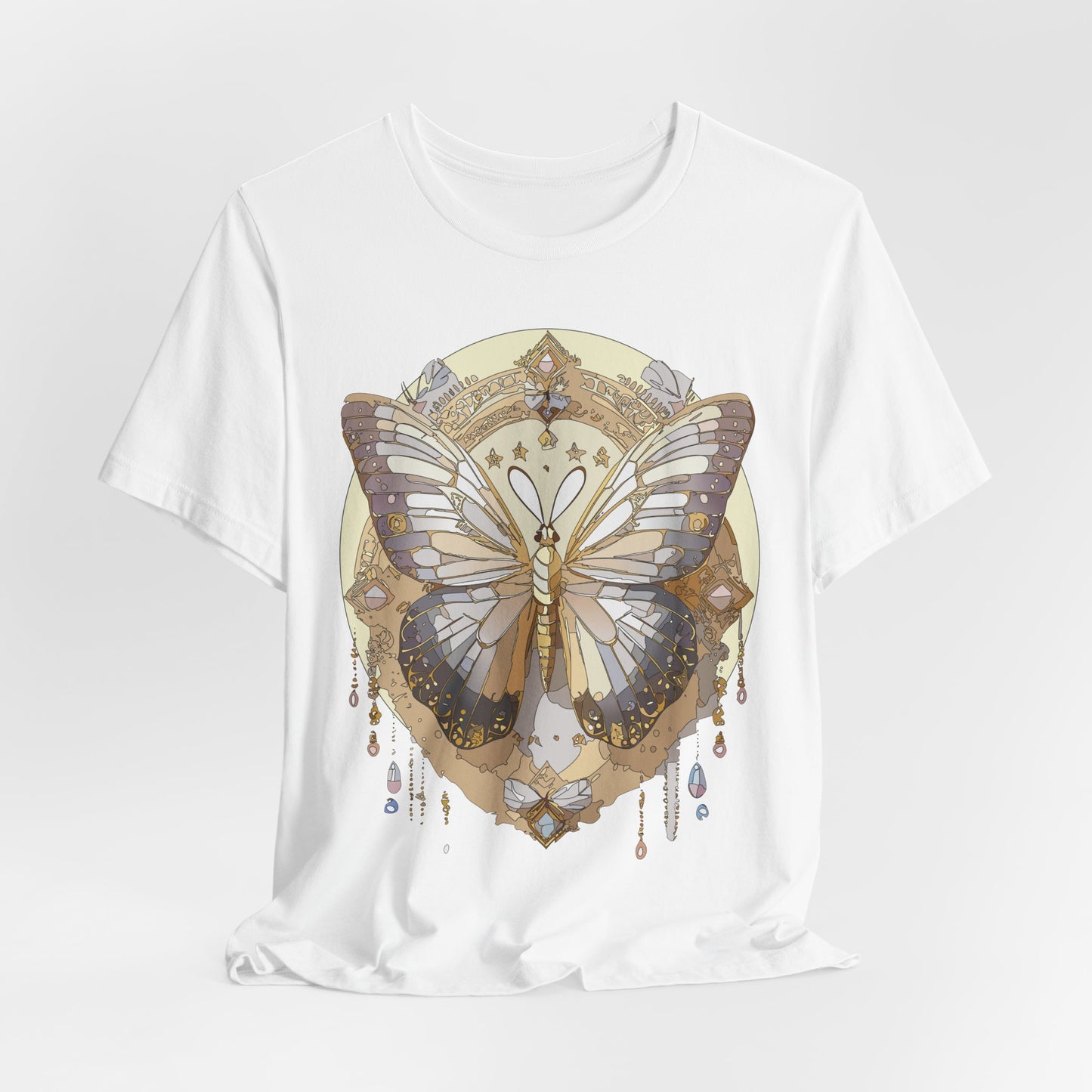 Butterfly Shirt, Shirt with Butterfly, Tee Shirt with Antique Butterfly