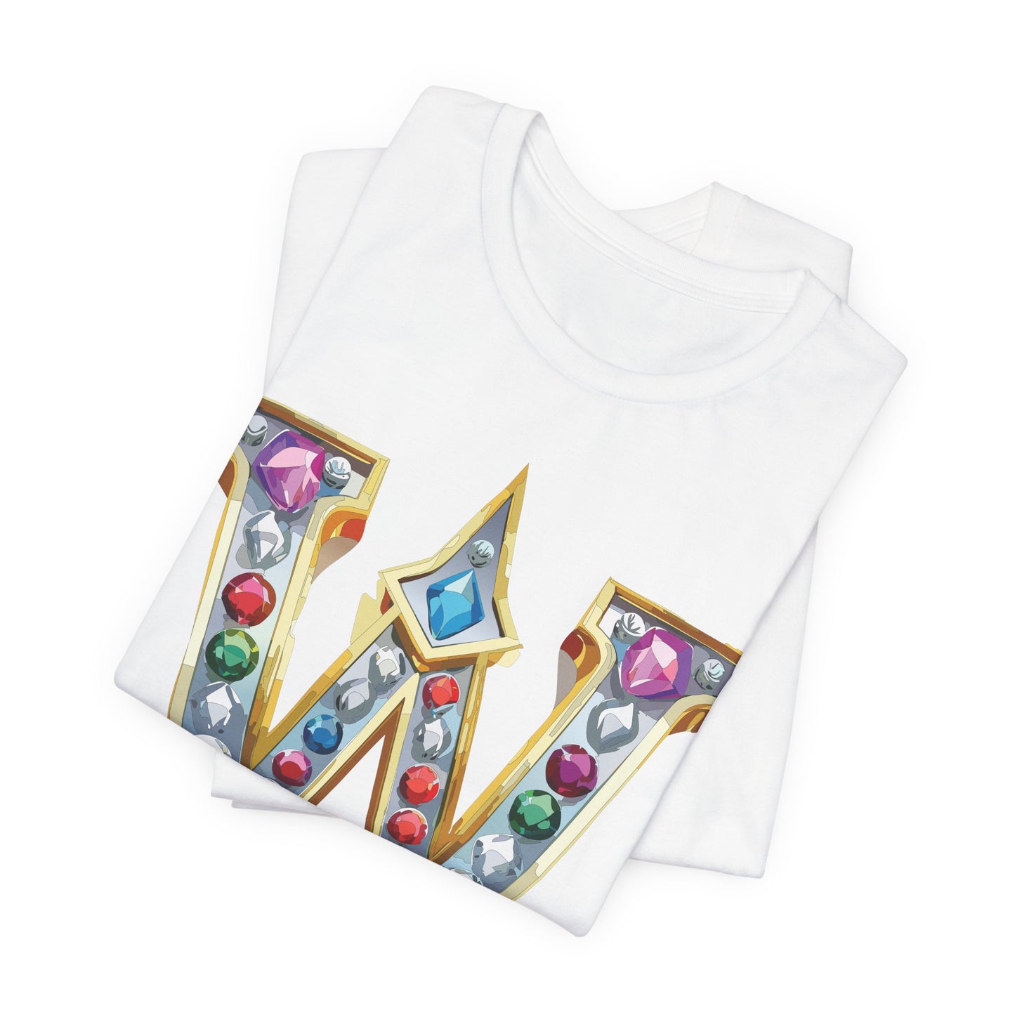 Letter Shirt, Shirt with Letters, Tee Shirt with Gold Letter, Shirt with Antique Letters