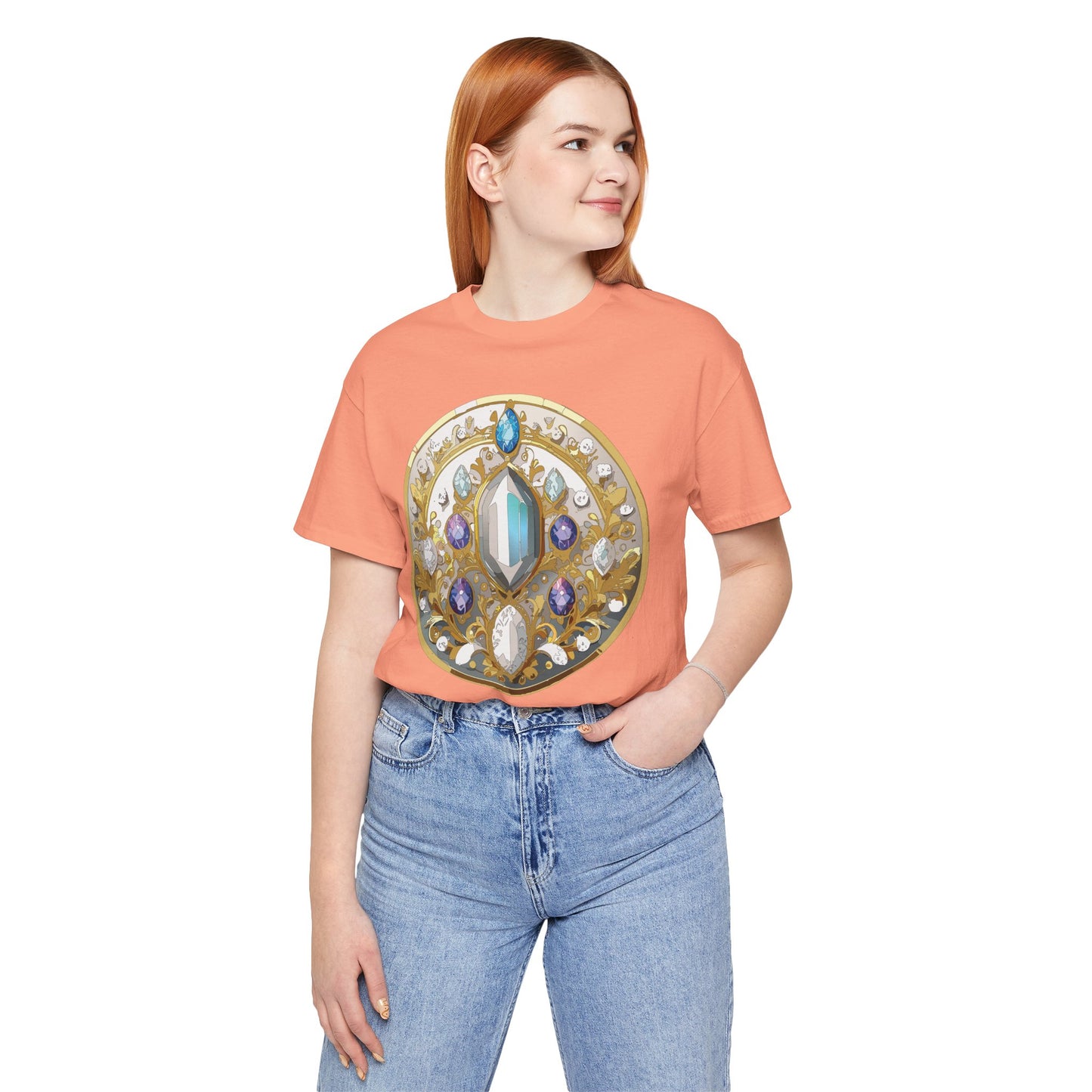 Medallion Shirt, Shirt with Medallion, Tee Shirt with Medal
