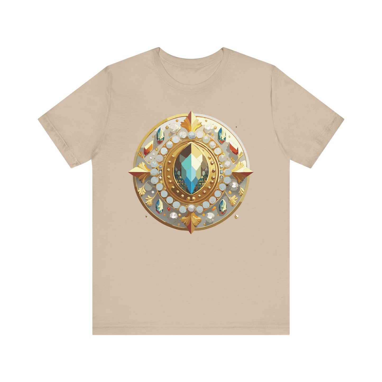 Medallion Shirt, Shirt with Medallion, Tee Shirt with Medal