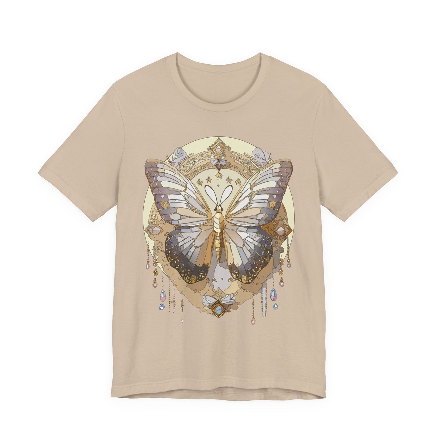 Butterfly Shirt, Shirt with Butterfly, Tee Shirt with Antique Butterfly