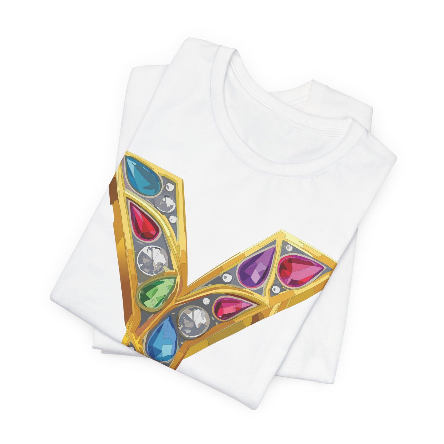 Letter Shirt, Shirt with Letters, Tee Shirt with Gold Letter, Shirt with Antique Letters