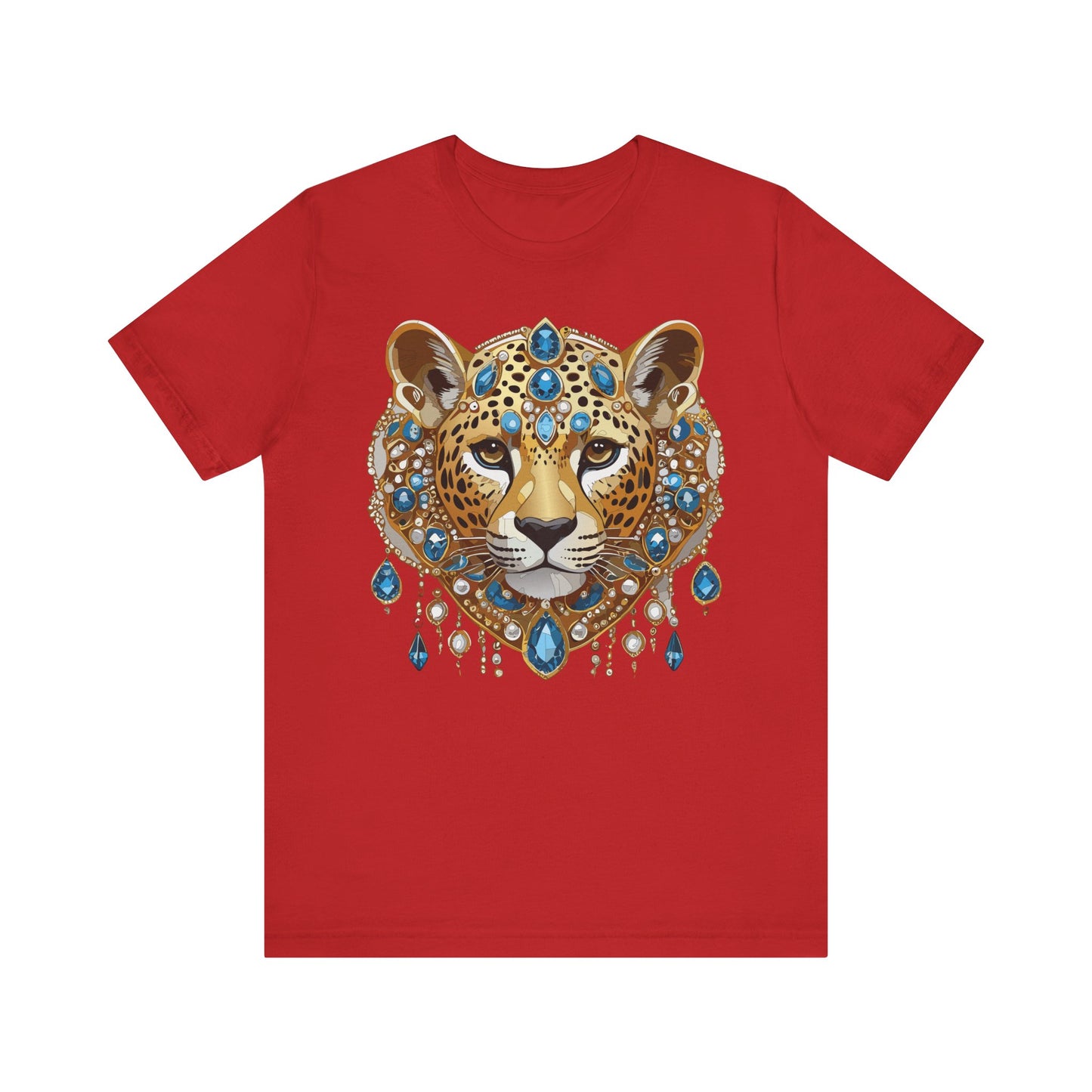 Animal Shirt, Shirt with Animal, Tee Shirt with Gold Animal Medal, Shirt with Antique Animal Medallion