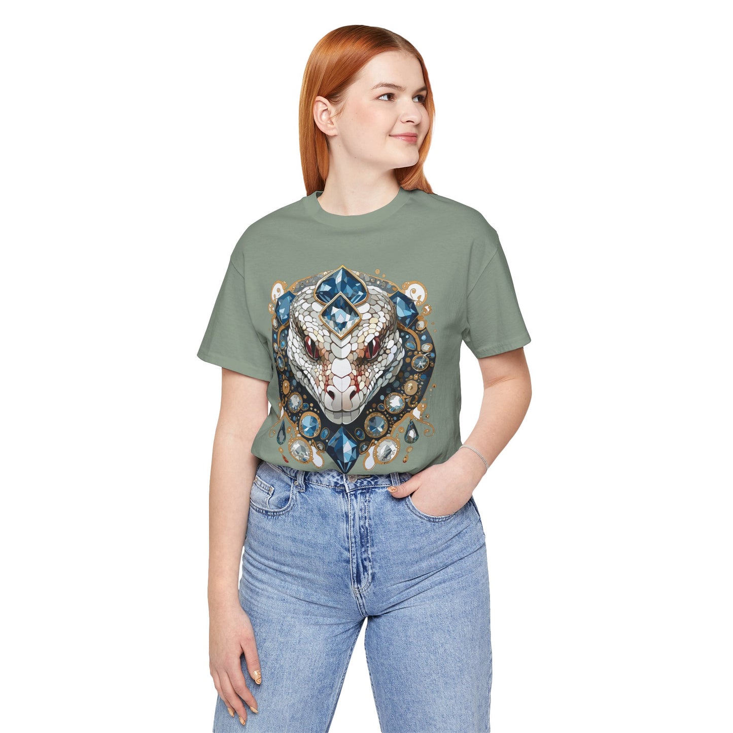 Animal Shirt, Shirt with Animal, Tee Shirt with Gold Animal Medal, Shirt with Antique Animal Medallion