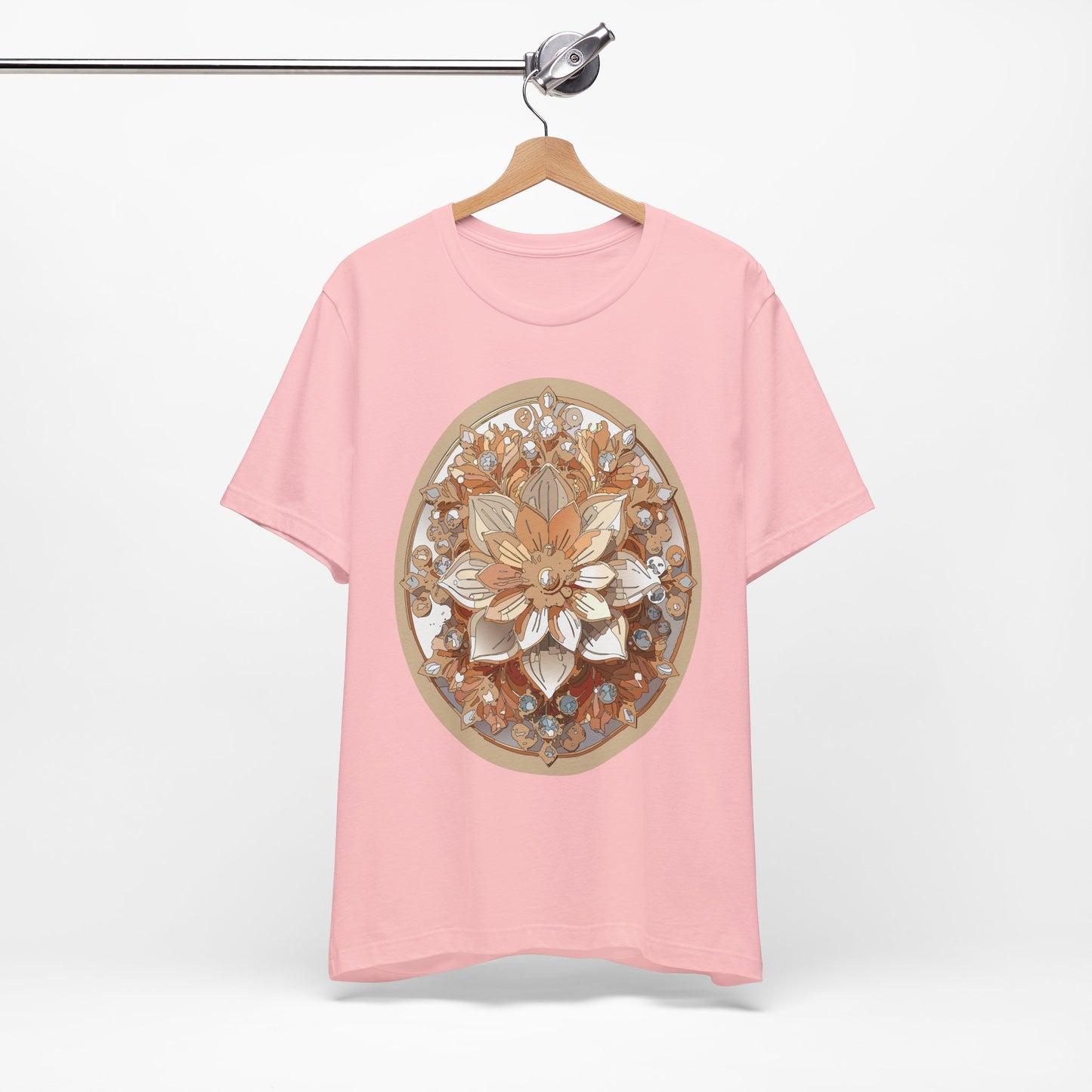 Floral Shirt, Flower Shirt, Tee Shirt with Antique Flower