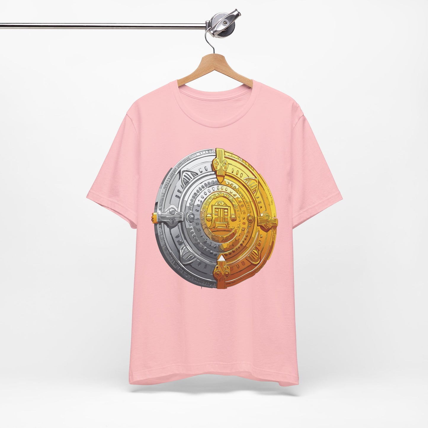 Coin Shirt, Shirt with Coin, Tee Shirt with Gold Coin, Shirt with Antique Coin