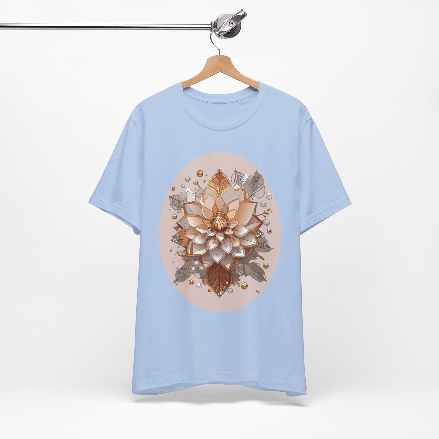 Floral Shirt, Flower Shirt, Tee Shirt with Antique Flower