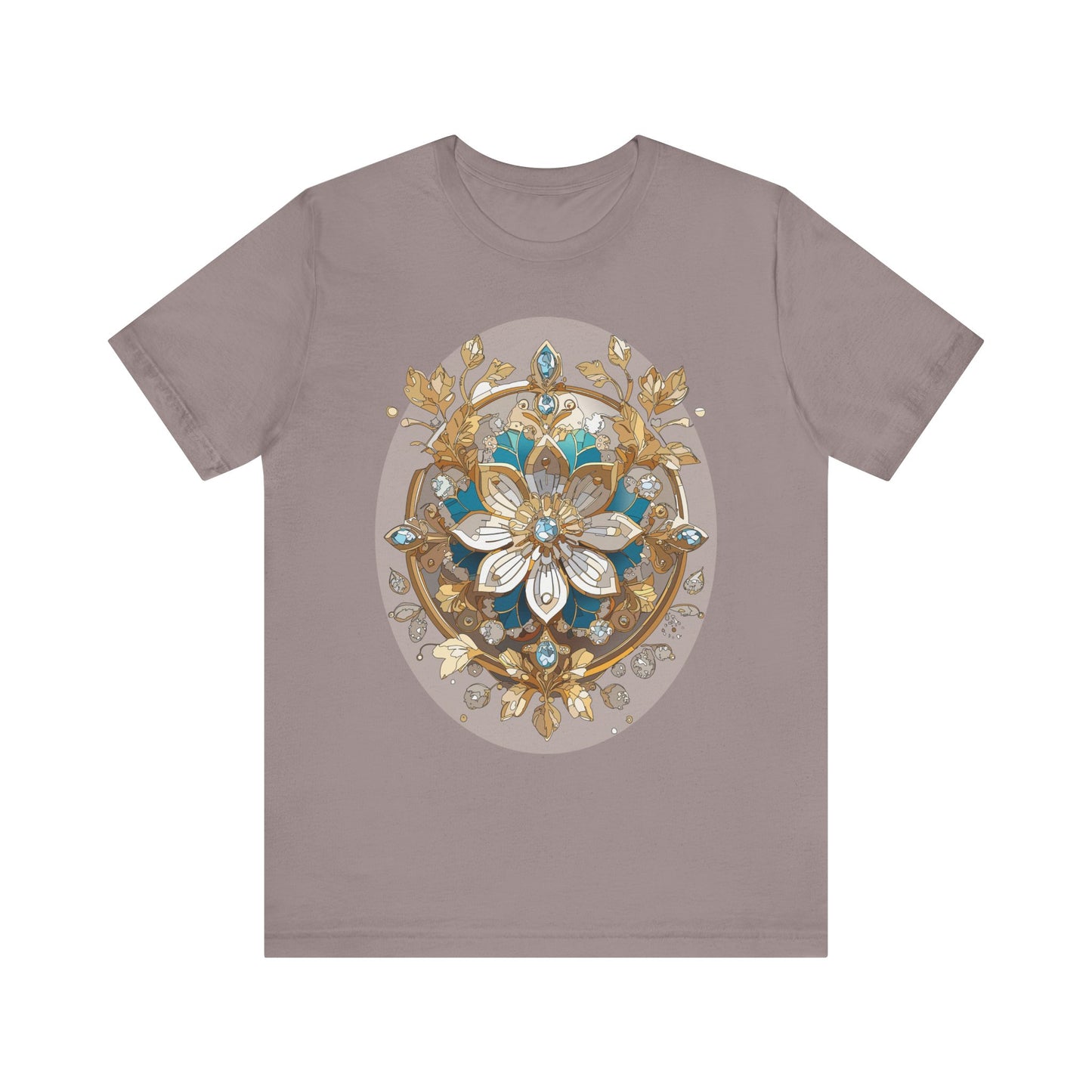 Floral Shirt, Flower Shirt, Tee Shirt with Antique Flower