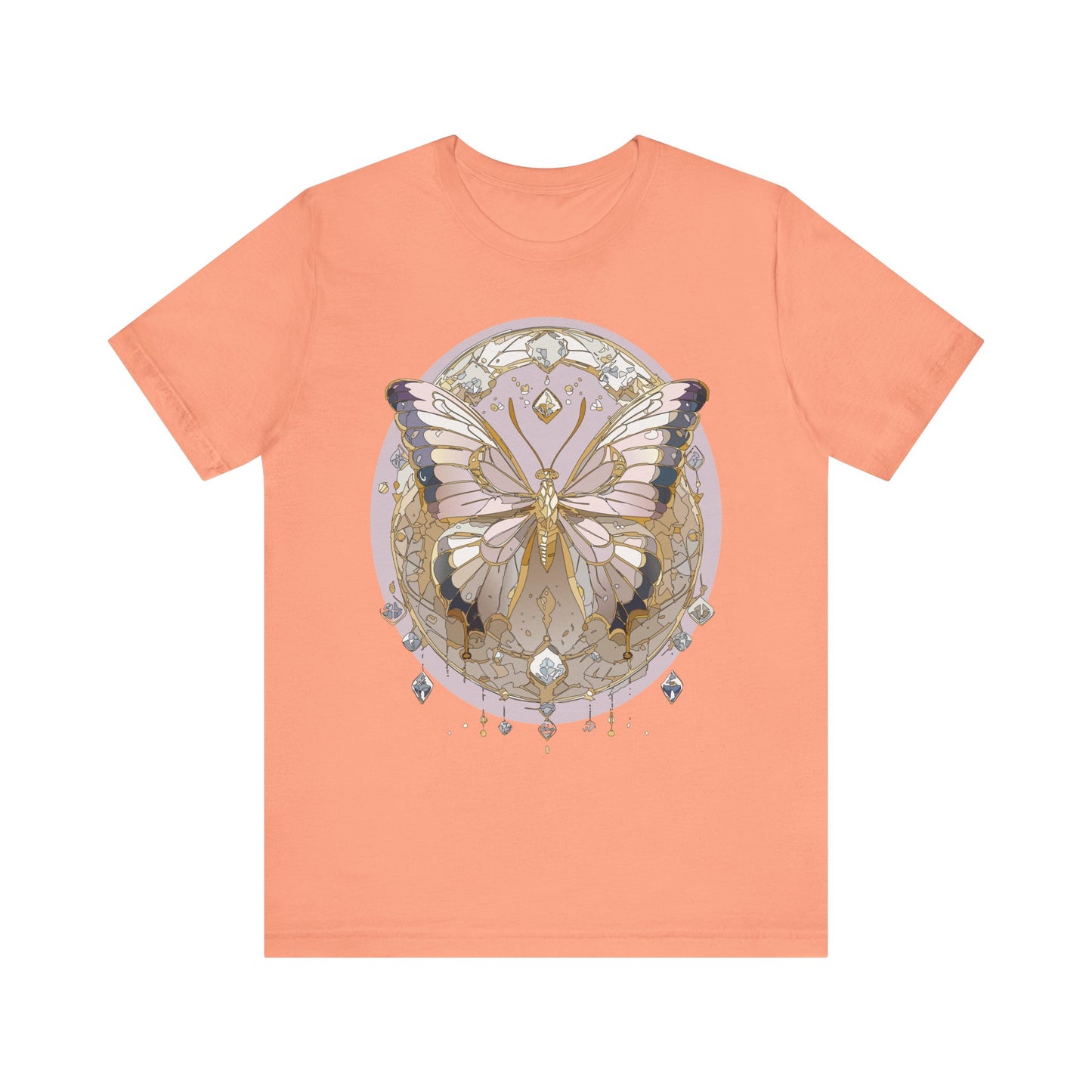 Butterfly Shirt, Shirt with Butterfly, Tee Shirt with Antique Butterfly