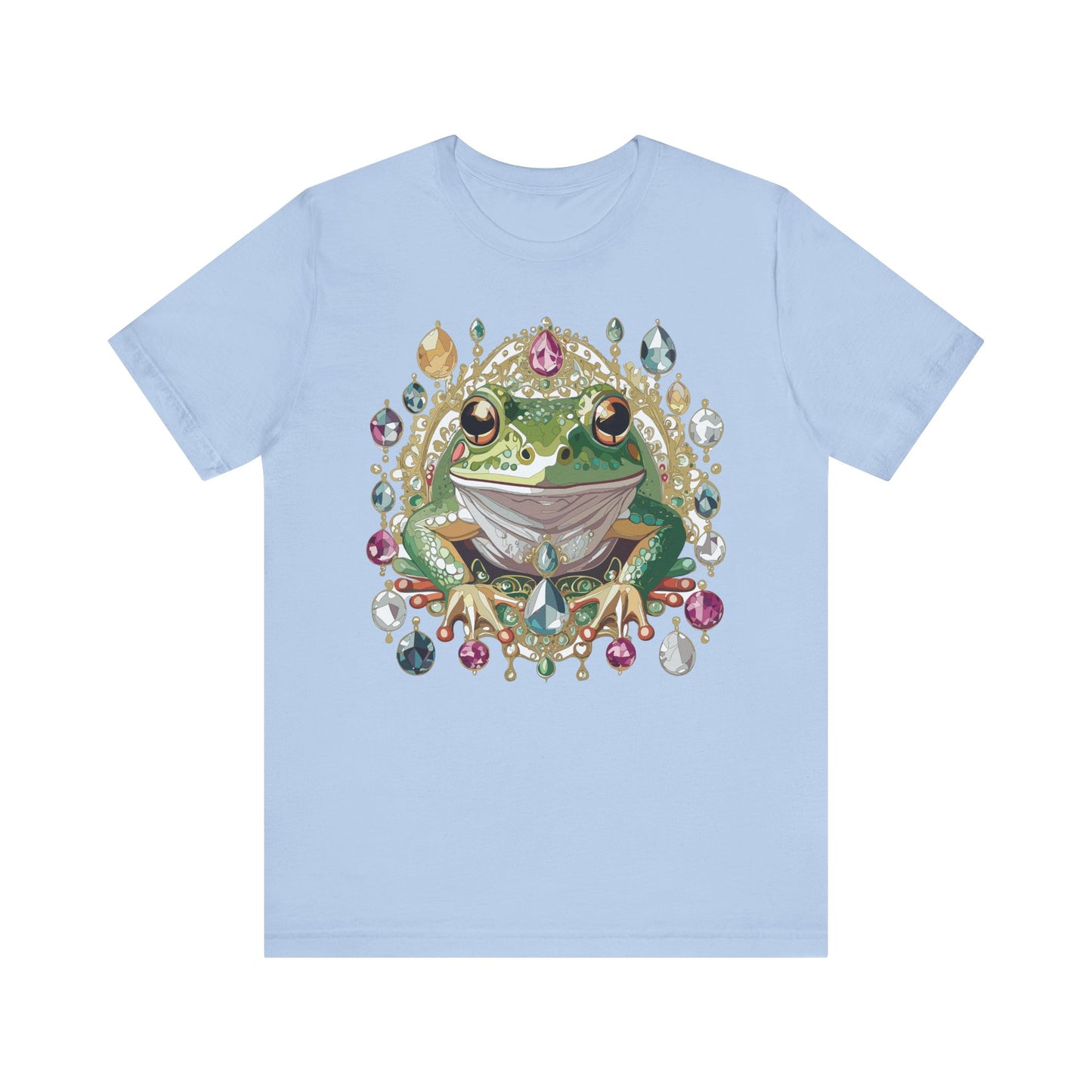 Animal Shirt, Shirt with Animal, Tee Shirt with Gold Animal Medal, Shirt with Antique Animal Medallion