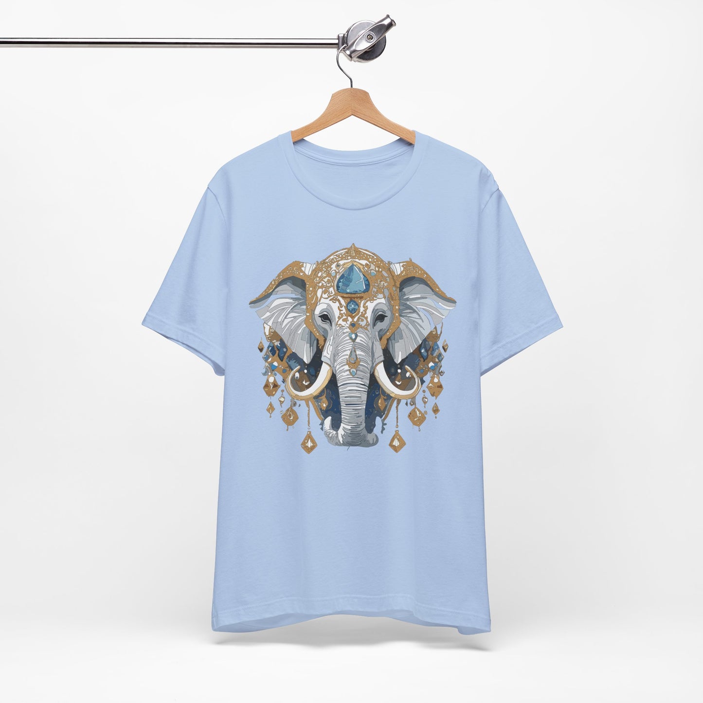 Animal Shirt, Shirt with Animal, Tee Shirt with Gold Animal Medal, Shirt with Antique Animal Medallion