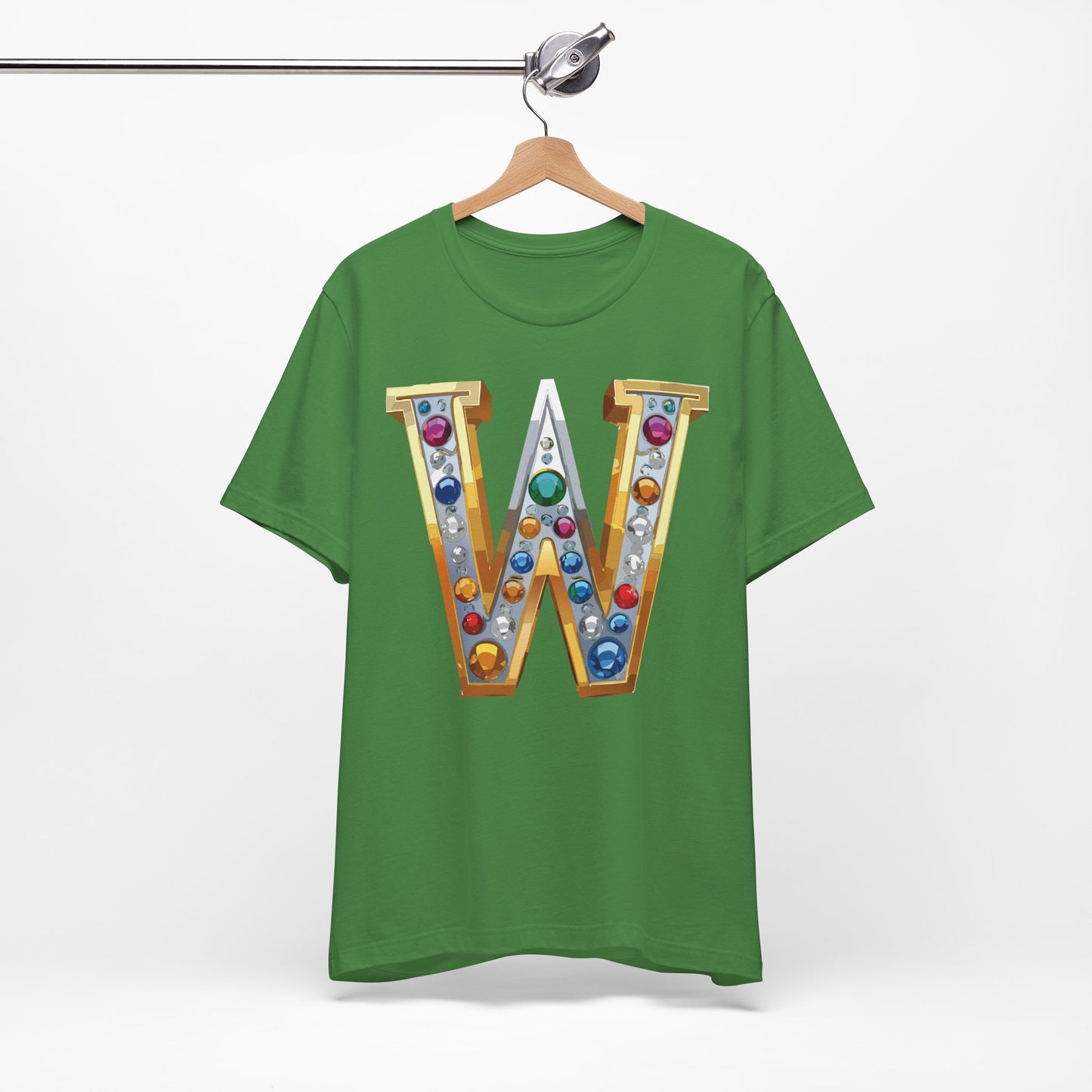 Letter Shirt, Shirt with Letters, Tee Shirt with Gold Letter, Shirt with Antique Letters