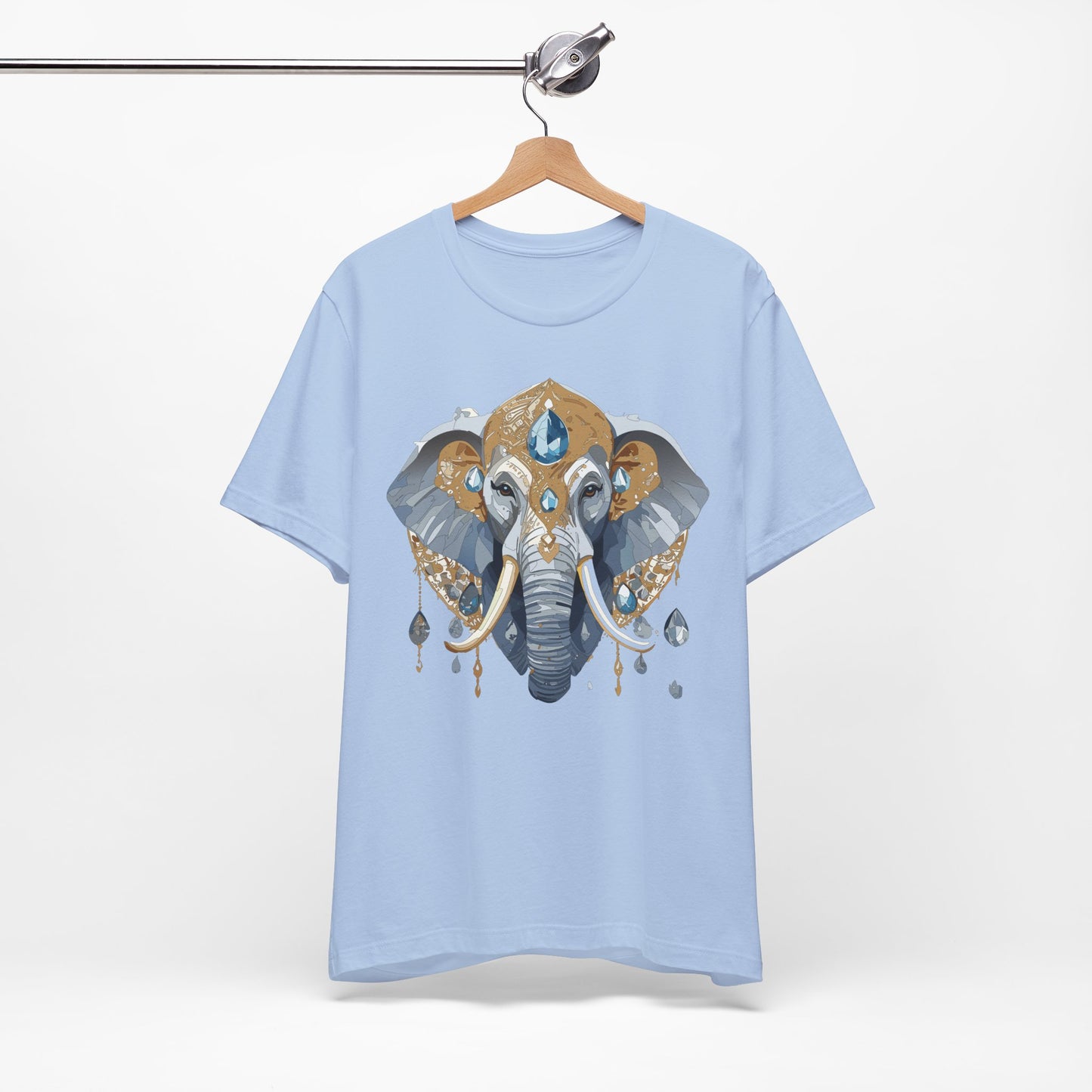 Animal Shirt, Shirt with Animal, Tee Shirt with Gold Animal Medal, Shirt with Antique Animal Medallion