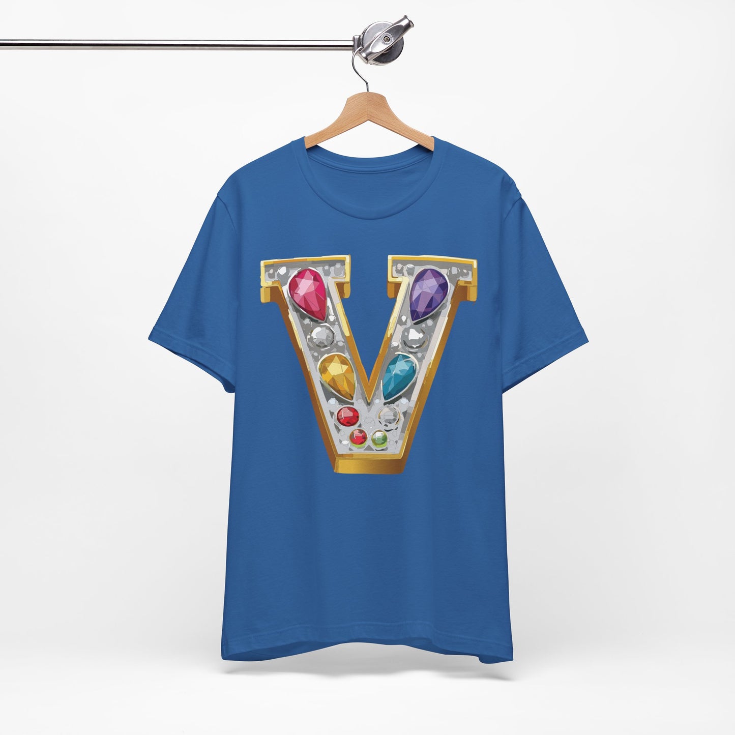 Letter Shirt, Shirt with Letters, Tee Shirt with Gold Letter, Shirt with Antique Letters