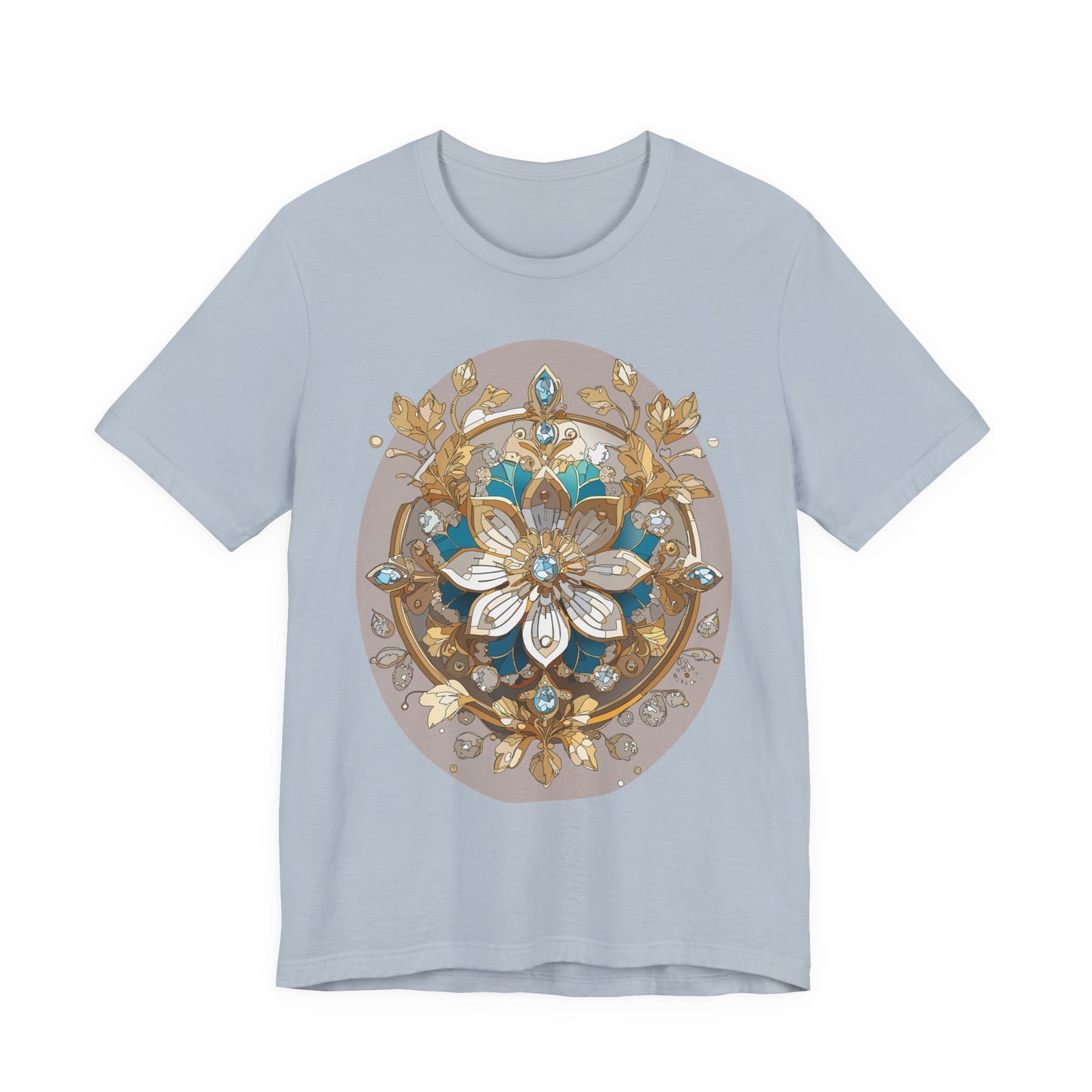 Floral Shirt, Flower Shirt, Tee Shirt with Antique Flower