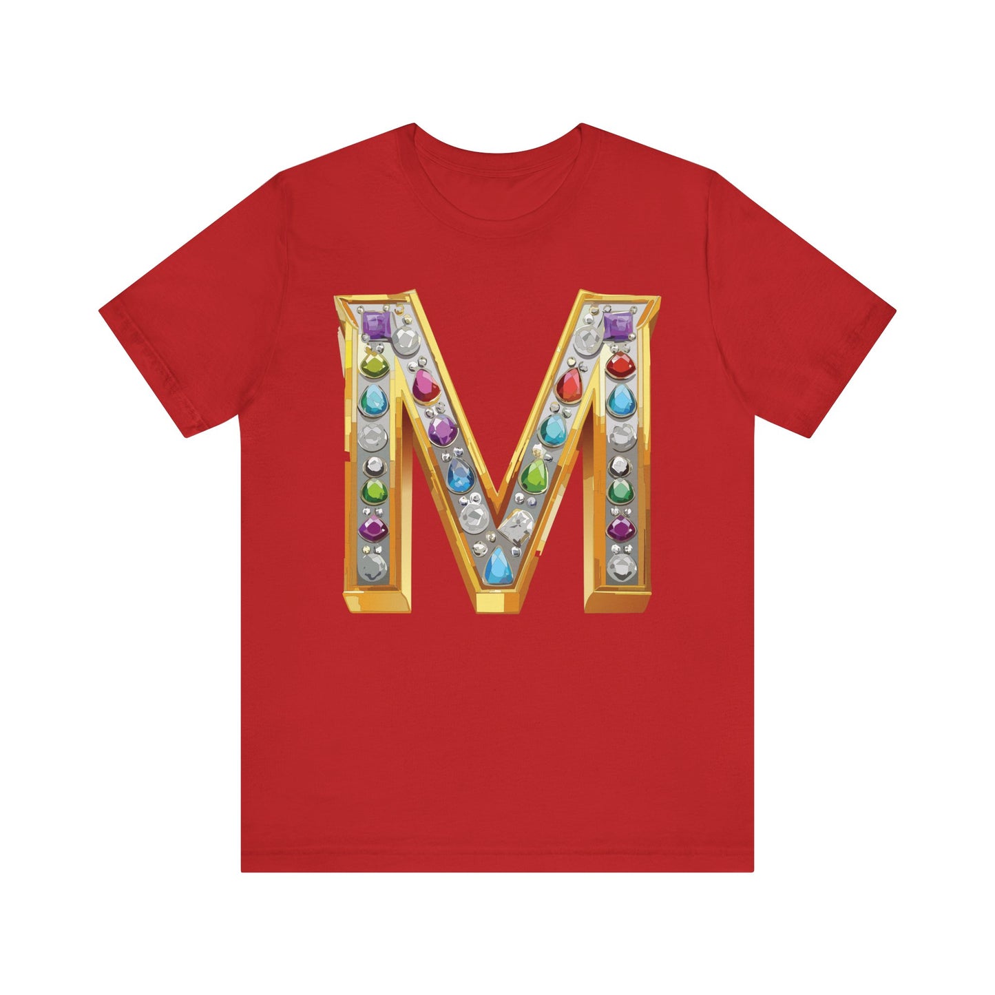 Letter Shirt, Shirt with Letters, Tee Shirt with Gold Letter, Shirt with Antique Letters