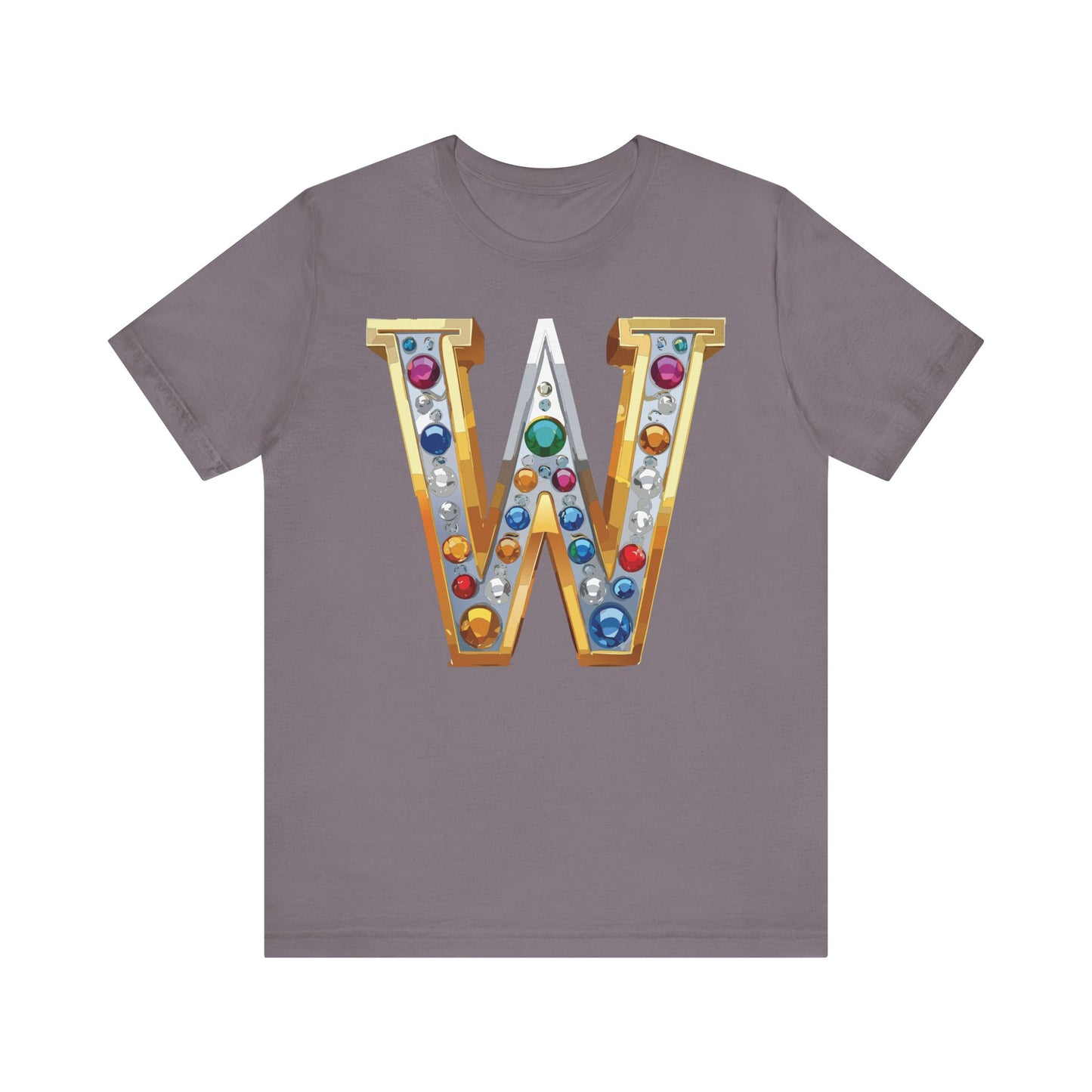 Letter Shirt, Shirt with Letters, Tee Shirt with Gold Letter, Shirt with Antique Letters