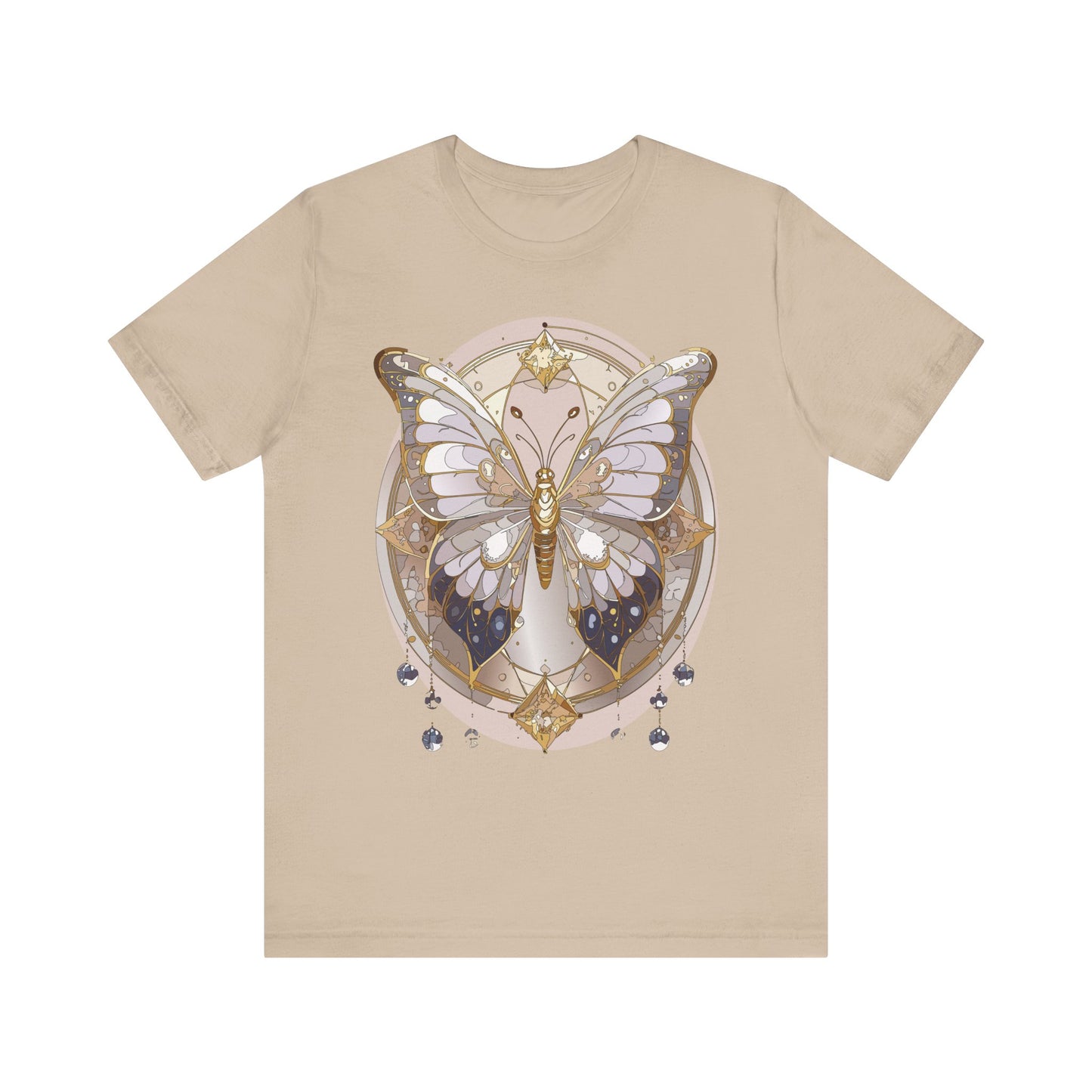 Butterfly Shirt, Shirt with Butterfly, Tee Shirt with Antique Butterfly