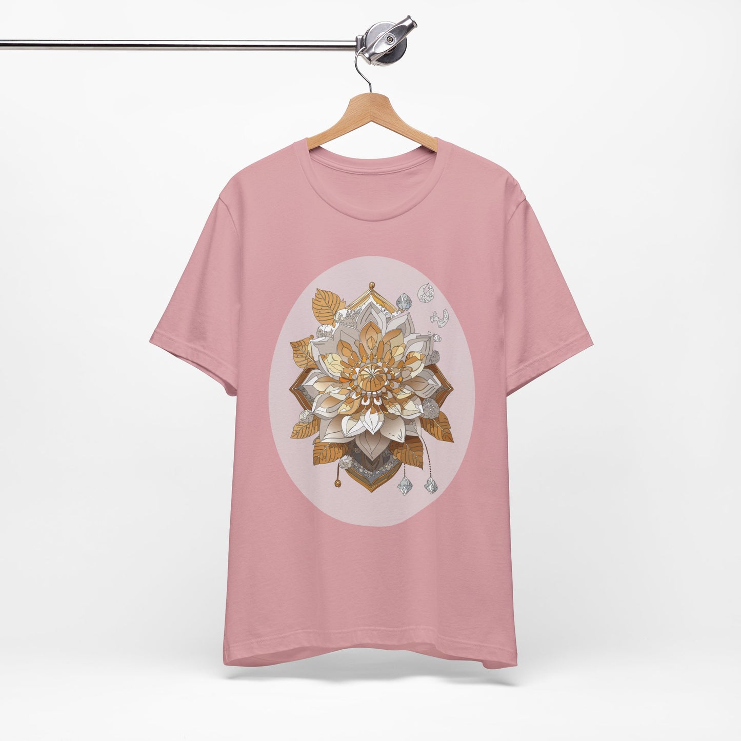 Floral Shirt, Flower Shirt, Tee Shirt with Antique Flower
