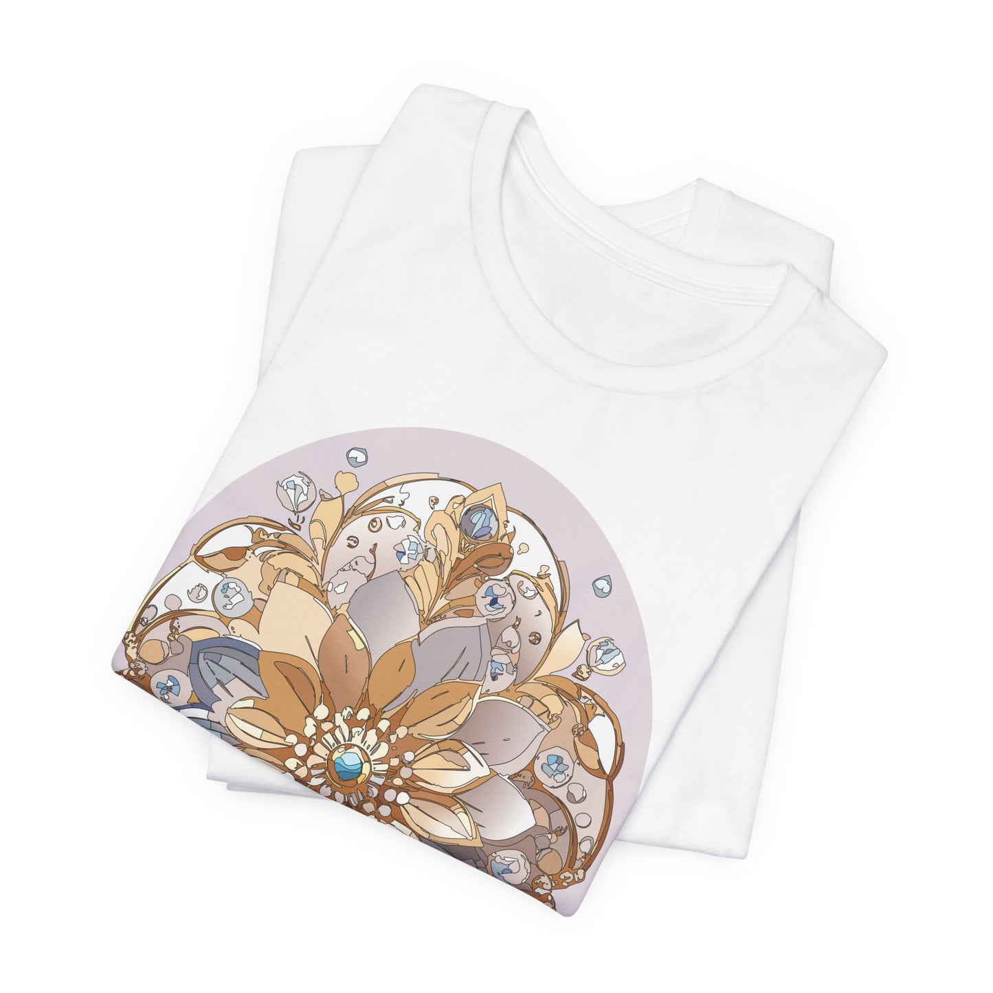 Floral Shirt, Flower Shirt, Tee Shirt with Antique Flower