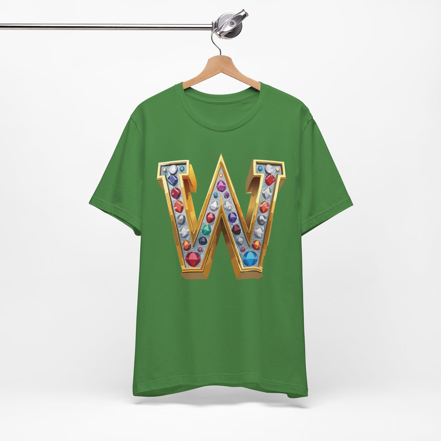 Letter Shirt, Shirt with Letters, Tee Shirt with Gold Letter, Shirt with Antique Letters