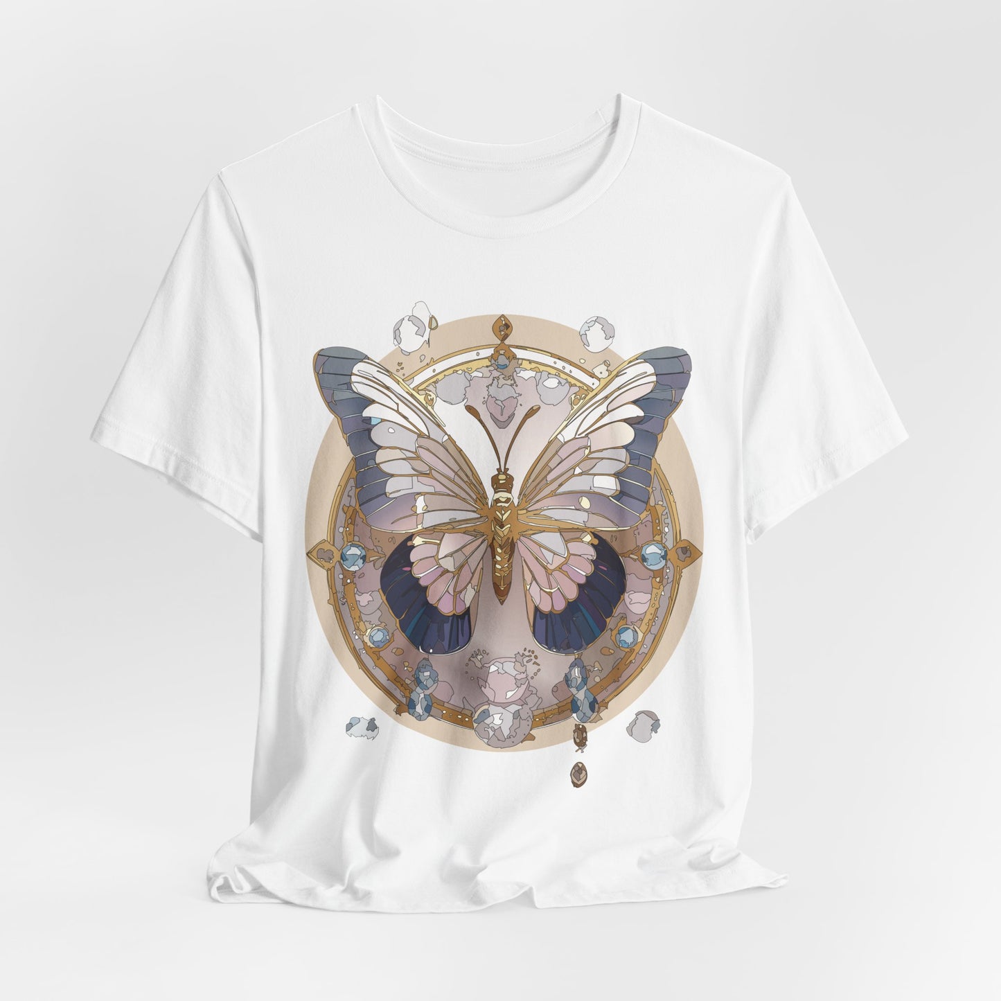 Butterfly Shirt, Shirt with Butterfly, Tee Shirt with Antique Butterfly