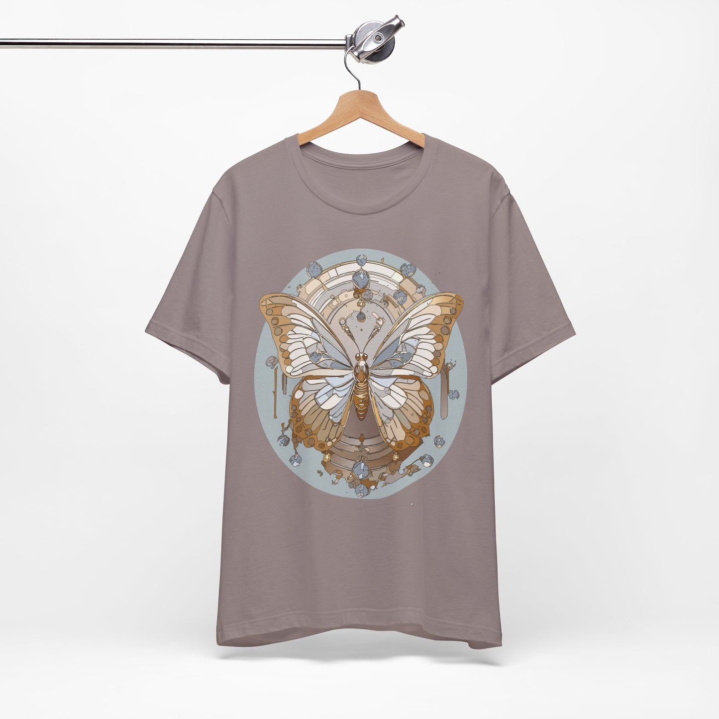 Butterfly Shirt, Shirt with Butterfly, Tee Shirt with Antique Butterfly