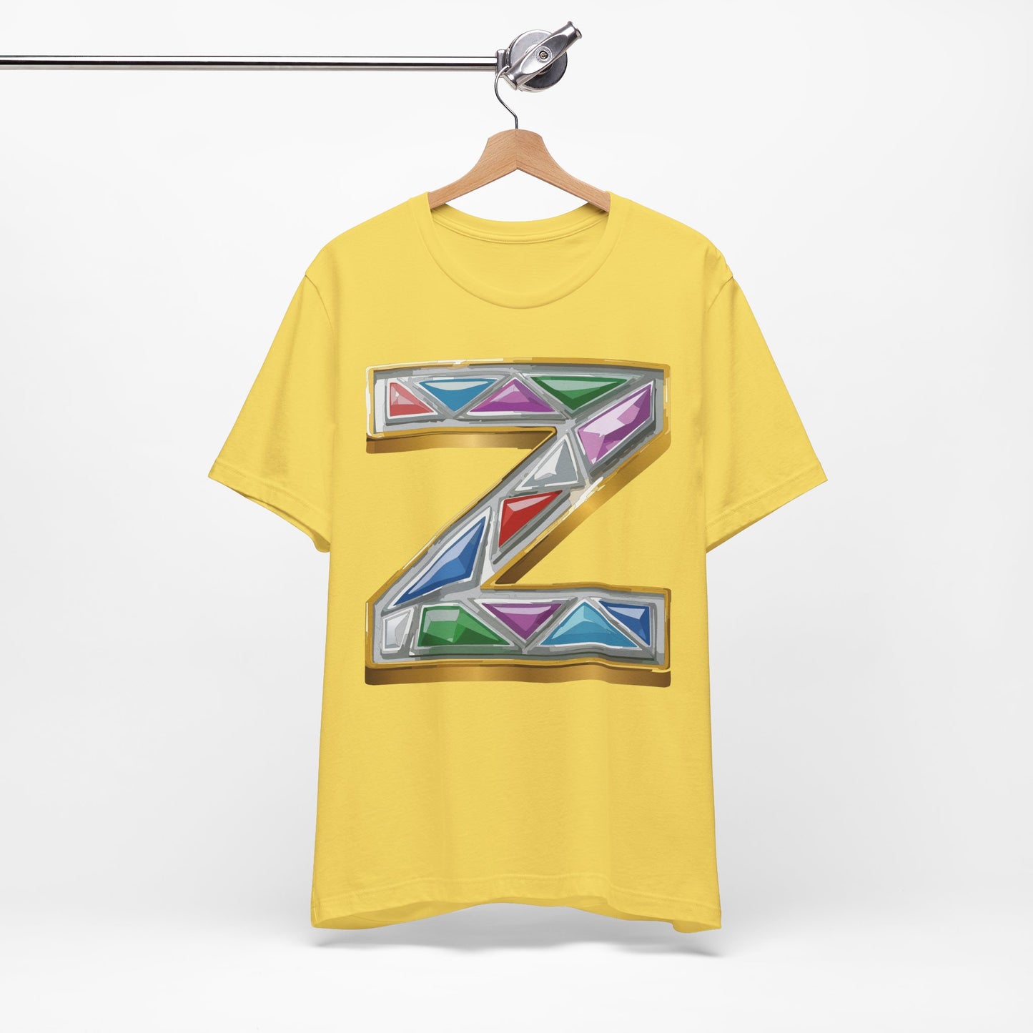 Letter Shirt, Shirt with Letters, Tee Shirt with Gold Letter, Shirt with Antique Letters