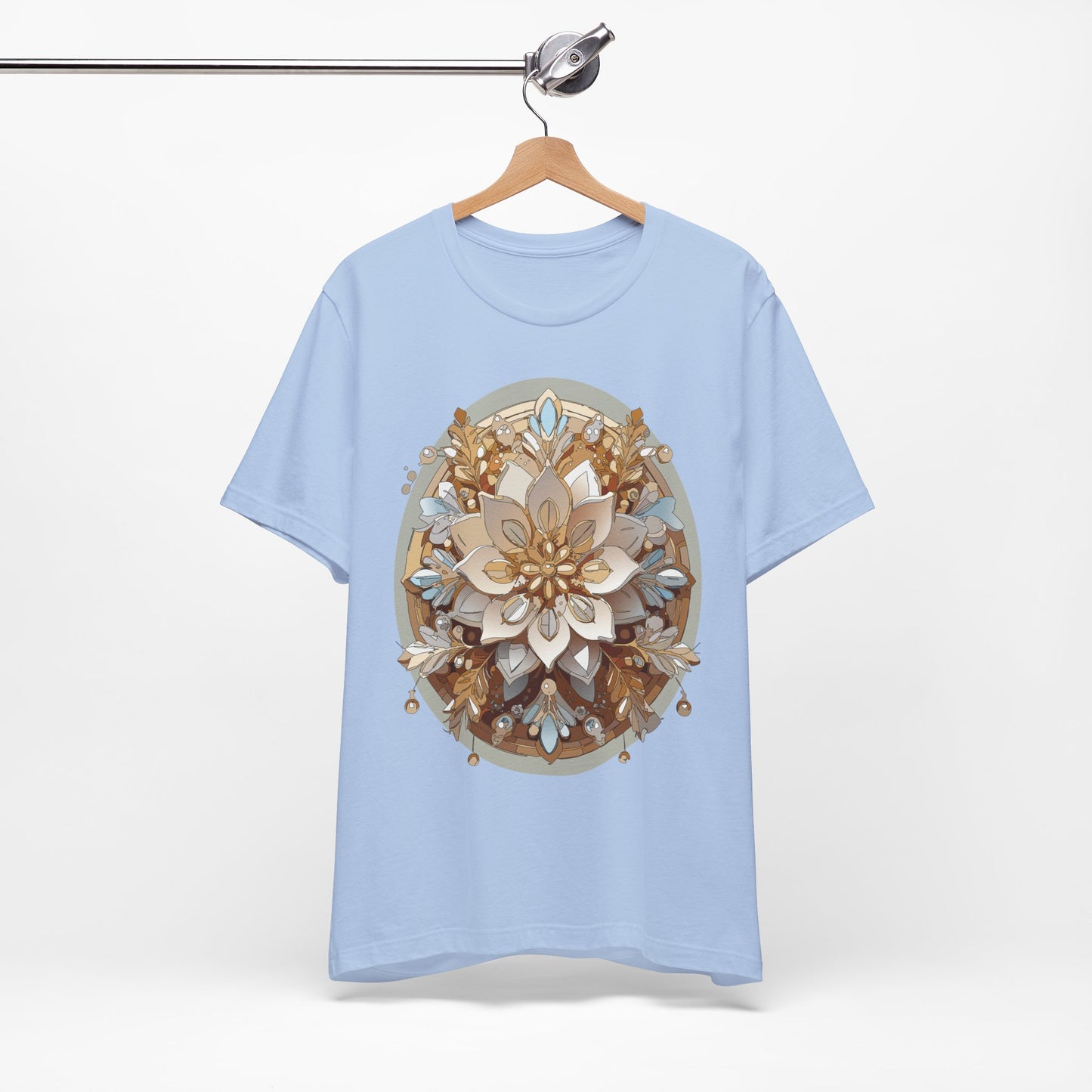 Floral Shirt, Flower Shirt, Tee Shirt with Antique Flower