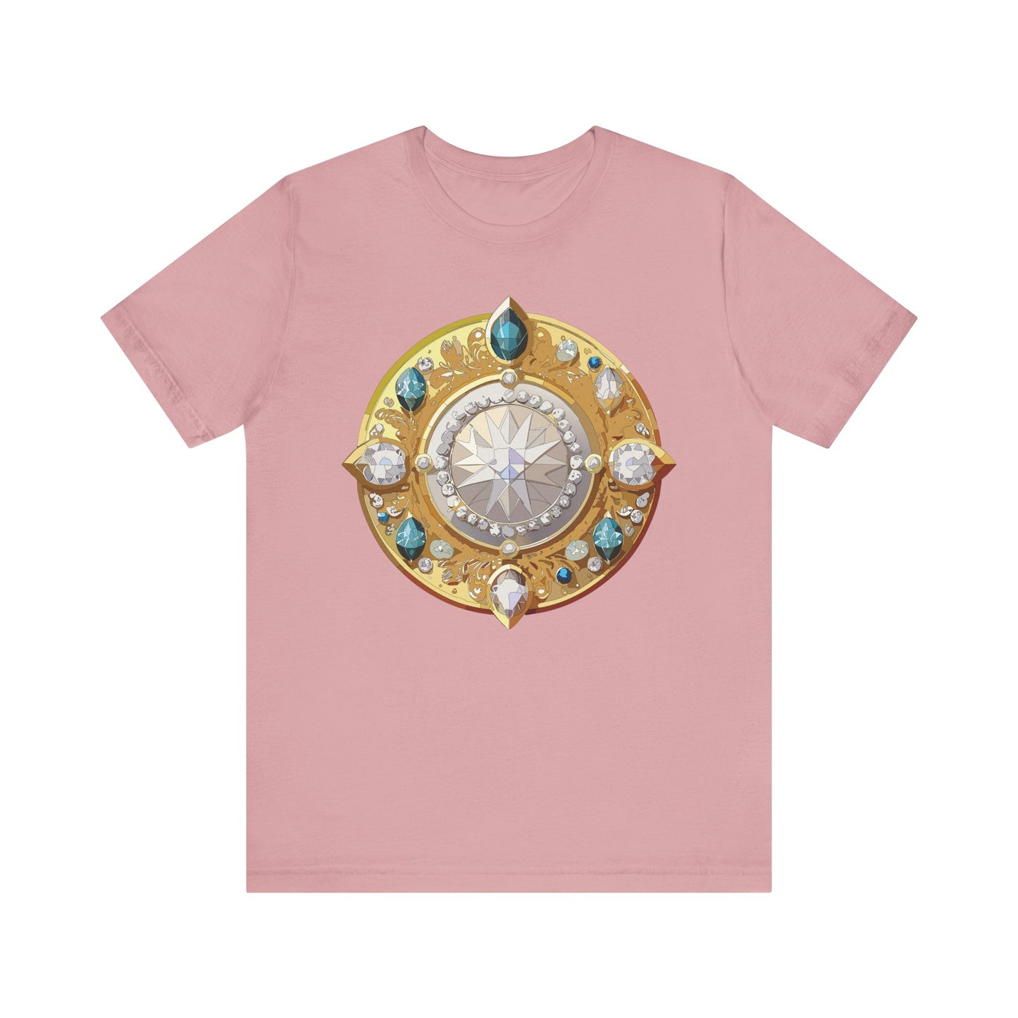 Medallion Shirt, Shirt with Medallion, Tee Shirt with Medal